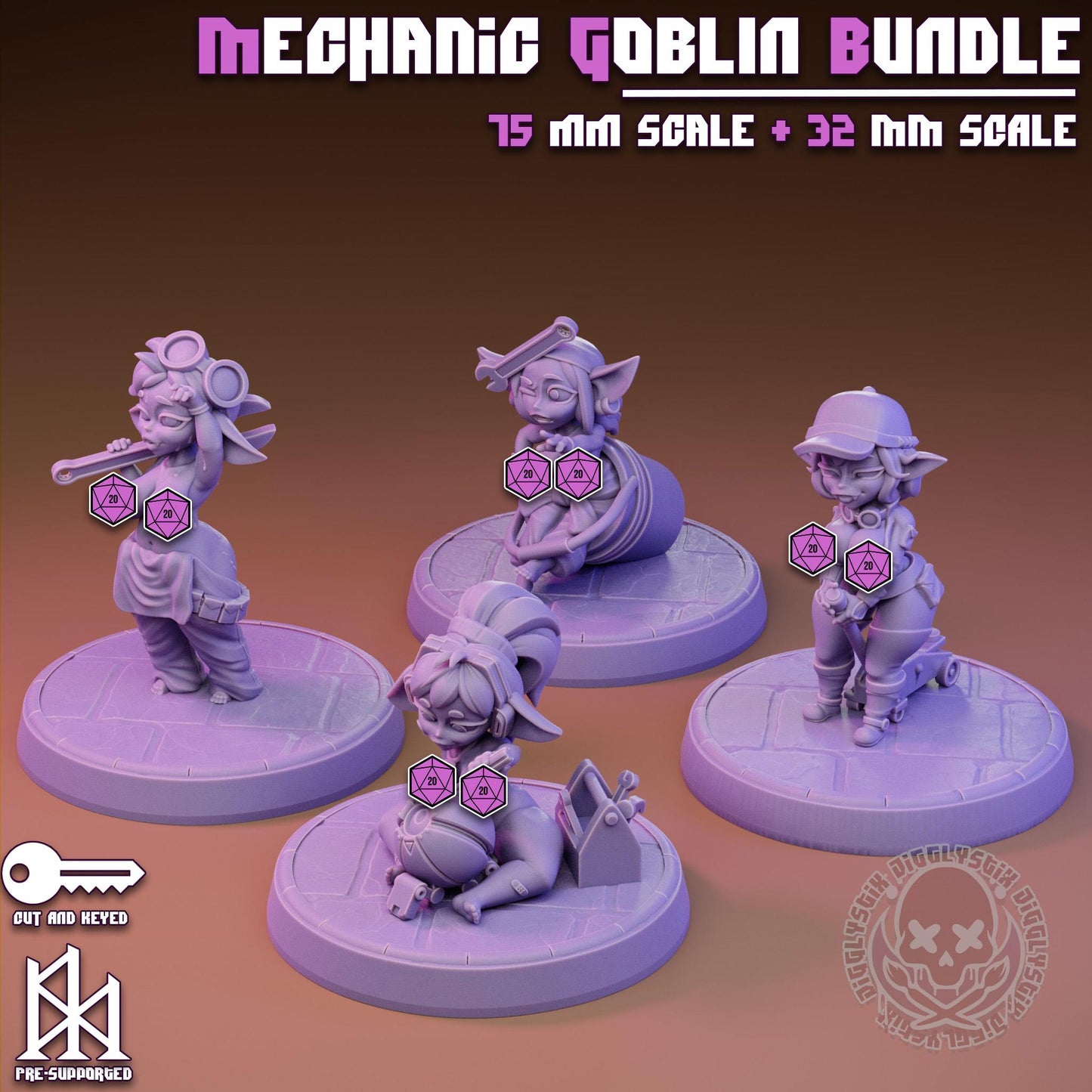 Goblin Mechanics Miniature Bundle | Jigglystix