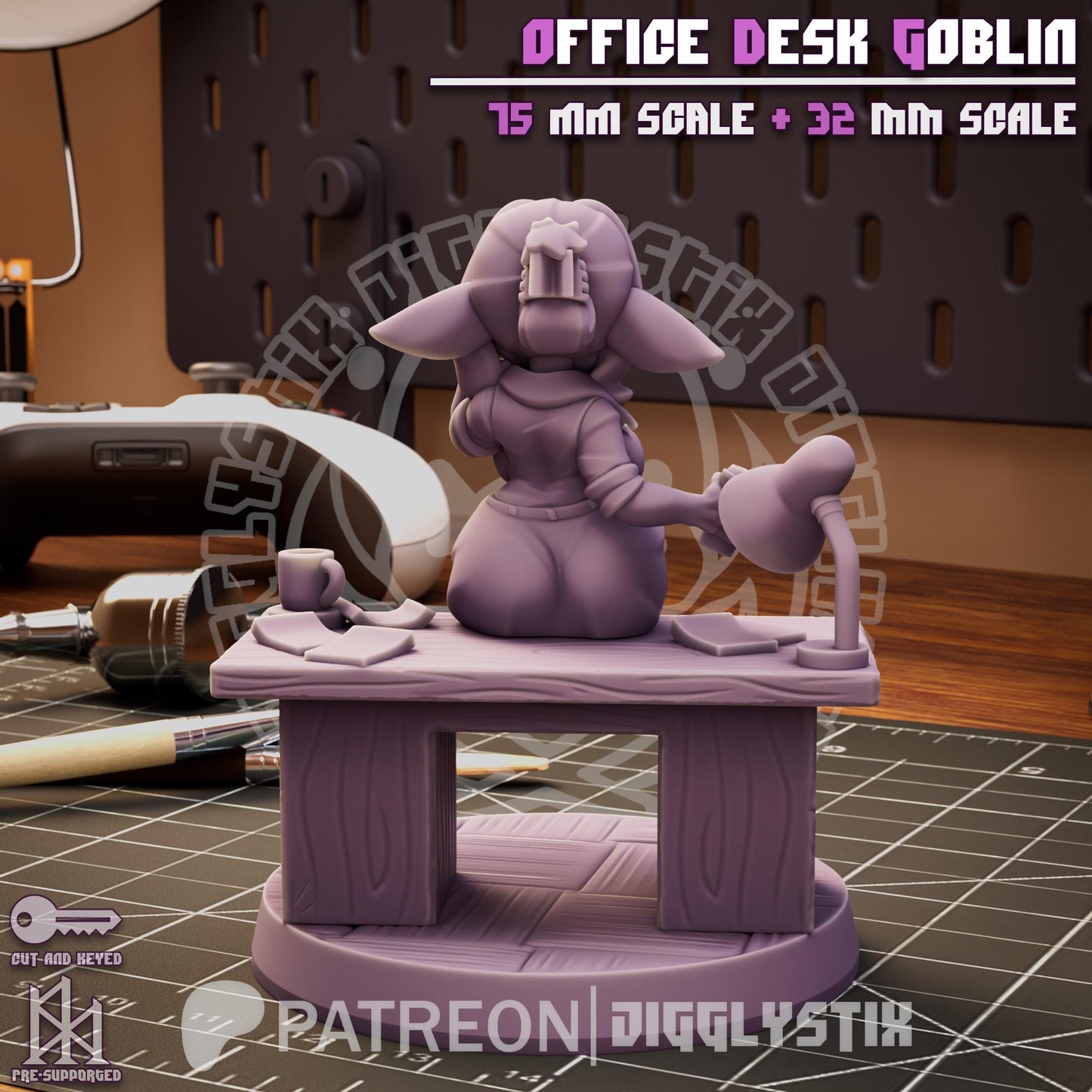 Desk Goblin Miniature | Jigglystix