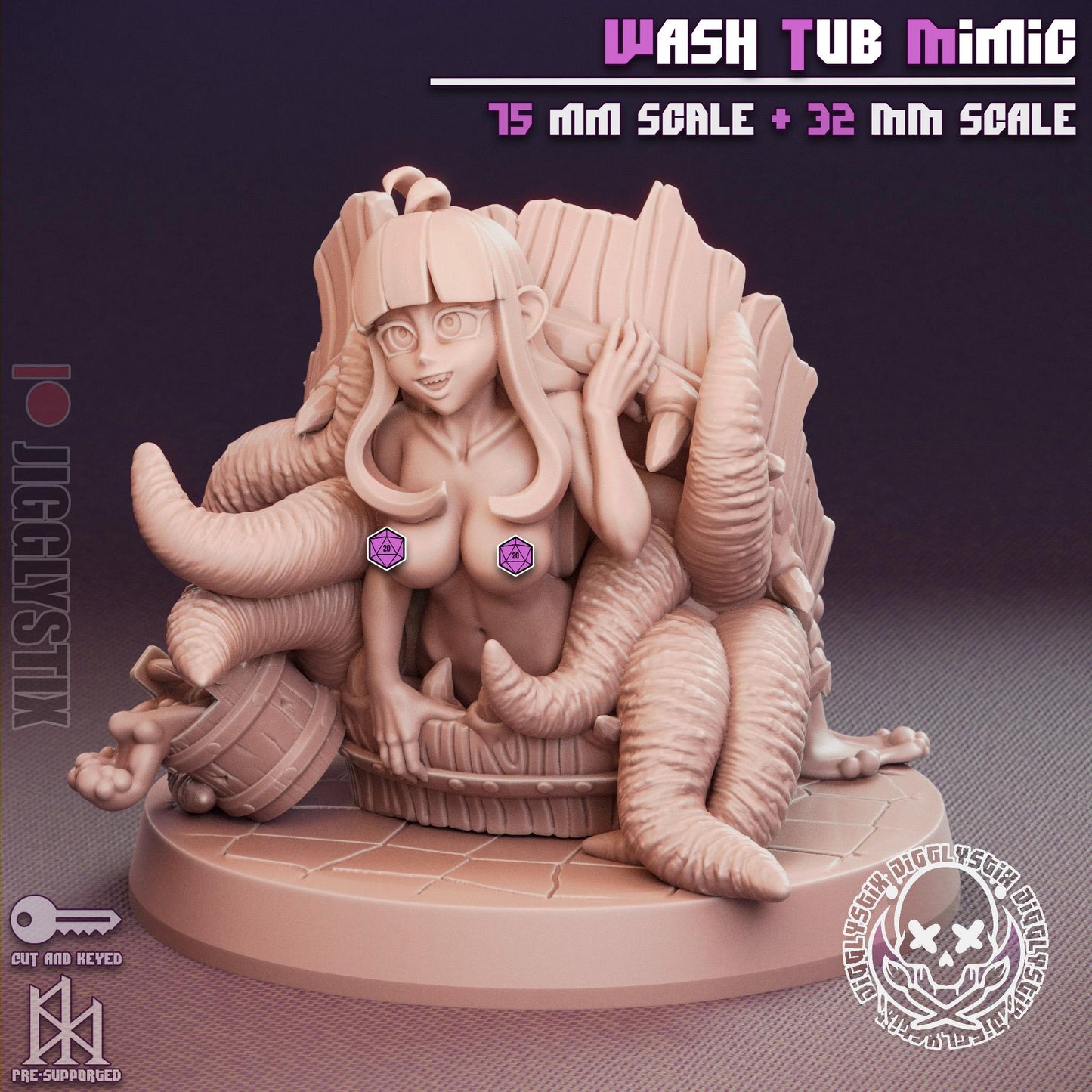 Wash Tub Mimic Miniature | Jigglystix