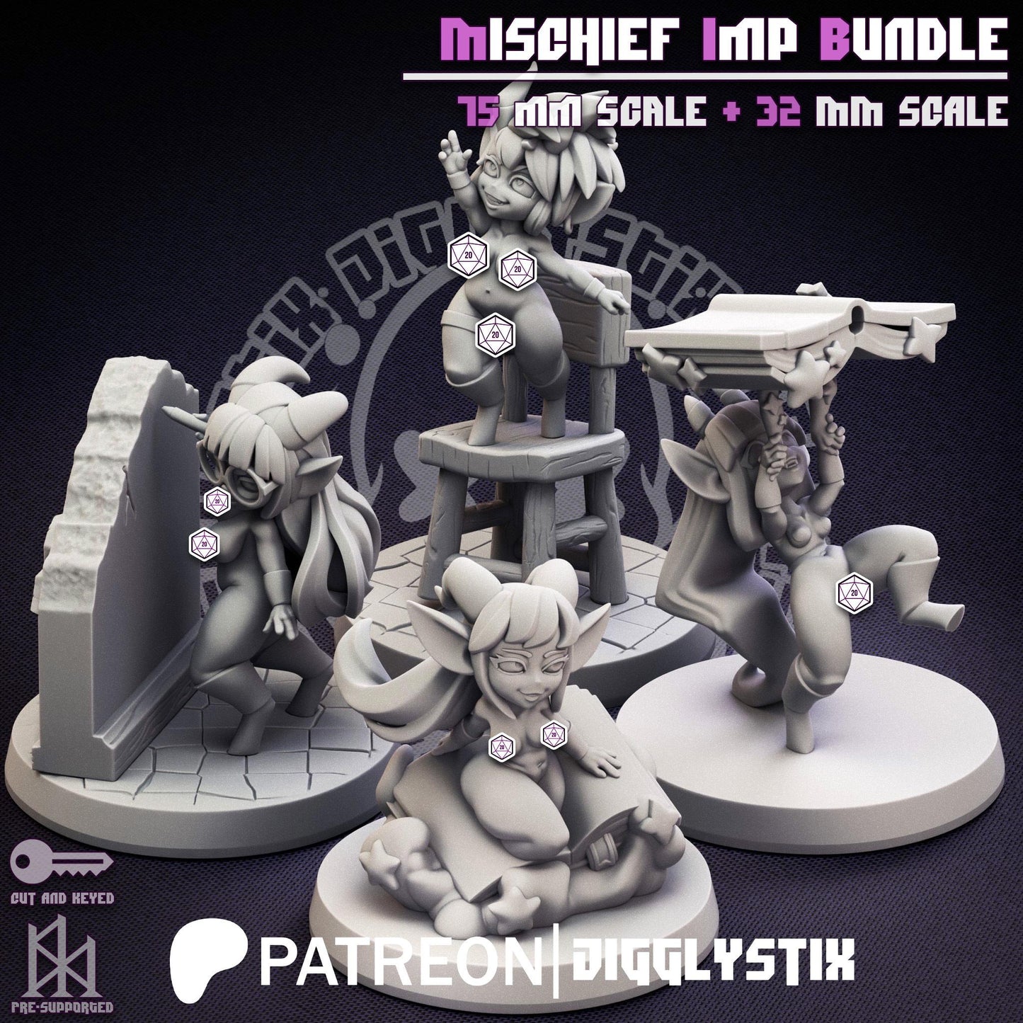 Mischief Imp Miniature Bundle | Jigglystix