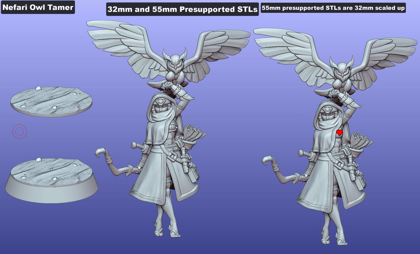 Nefari Owl Tamer Miniature | Gaz Minis