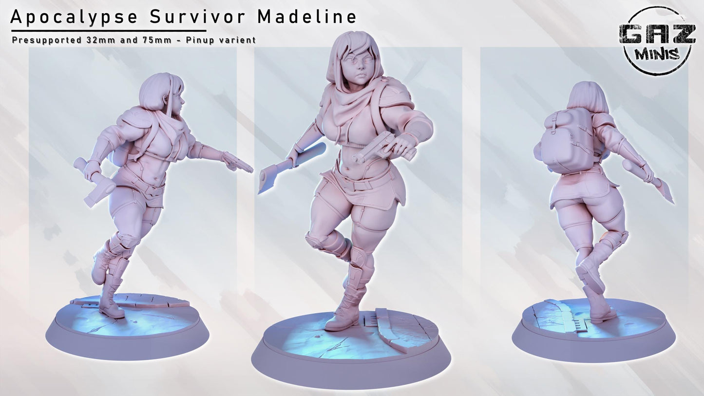 Apocalypse Survivor Madeline Miniature | Gaz Minis