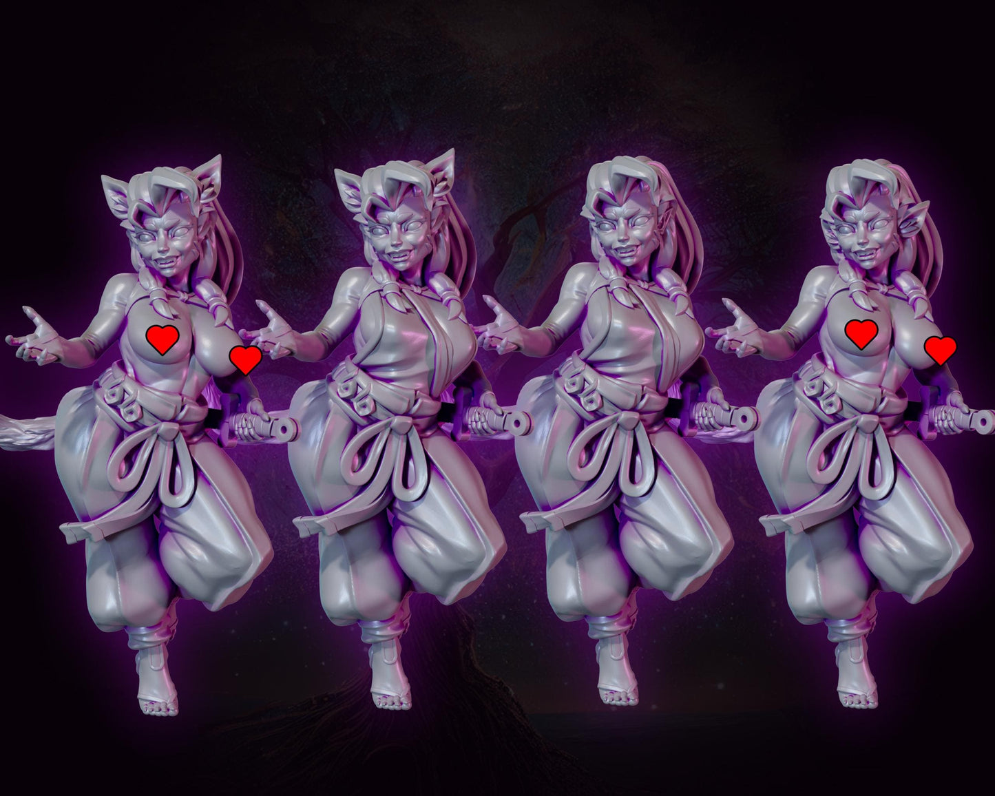 Tiger Girl Nisha Miniature | Gaz Minis