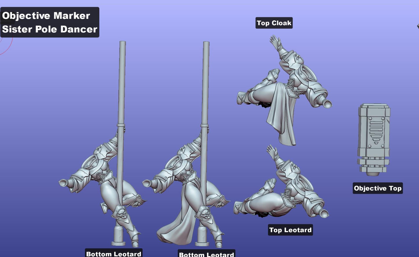 Sisters - Objective Marker Miniature | Gaz Minis
