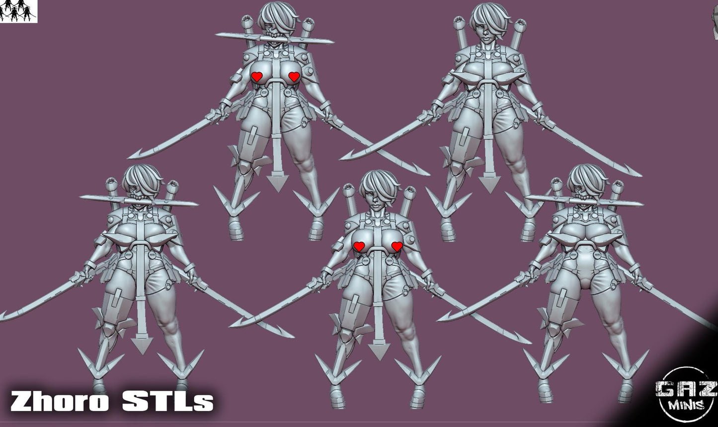 Pirate Hunter Zhoro Miniature | Gaz Minis