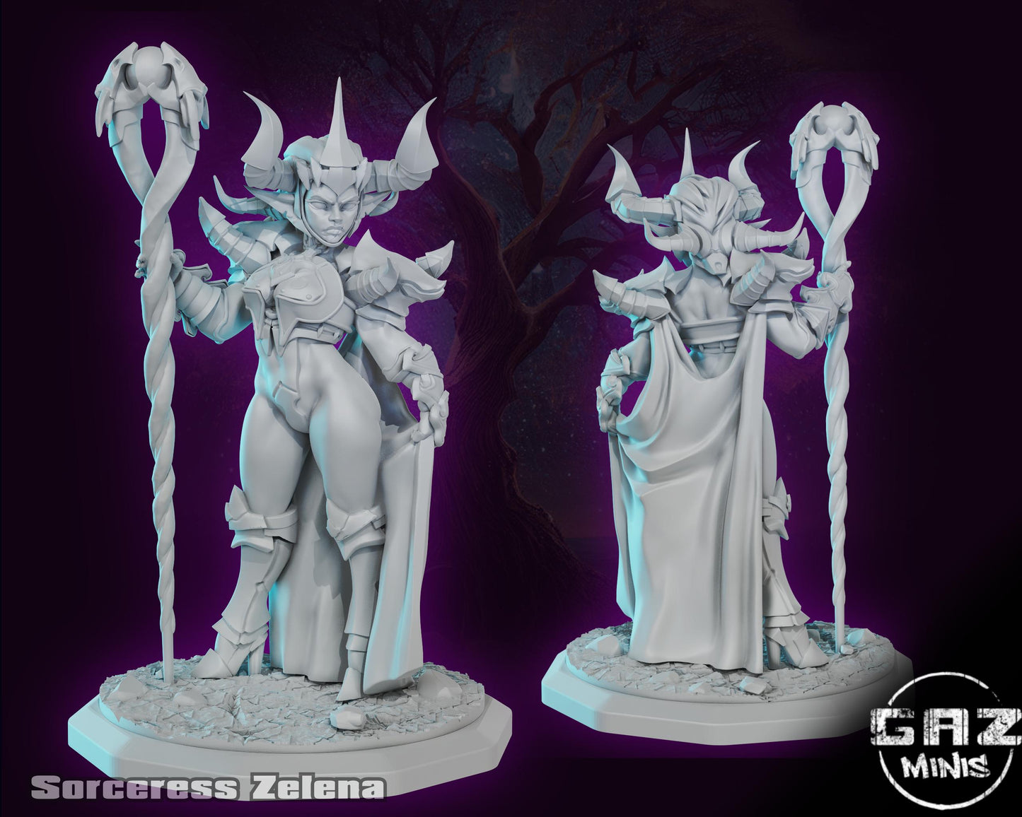 Sorceress Goblin Miniature | Gaz Minis