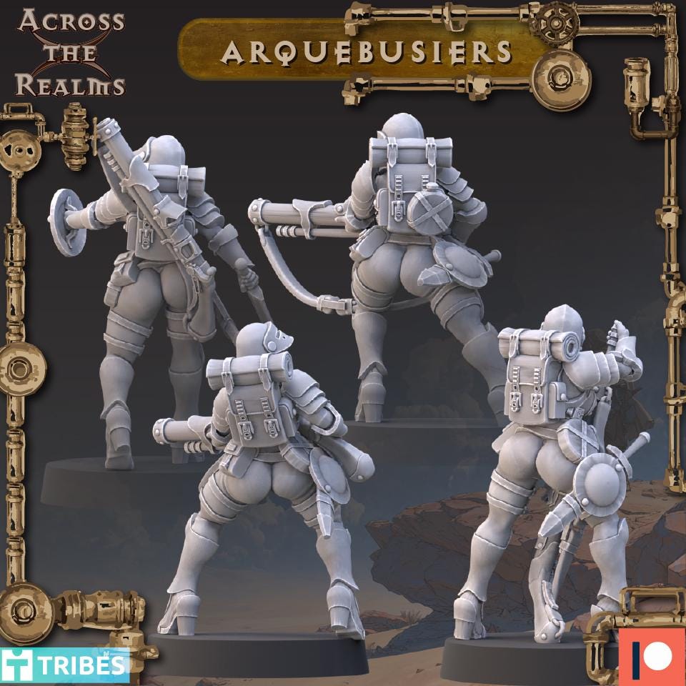 Arquebusiers Miniatures | Across the Realms