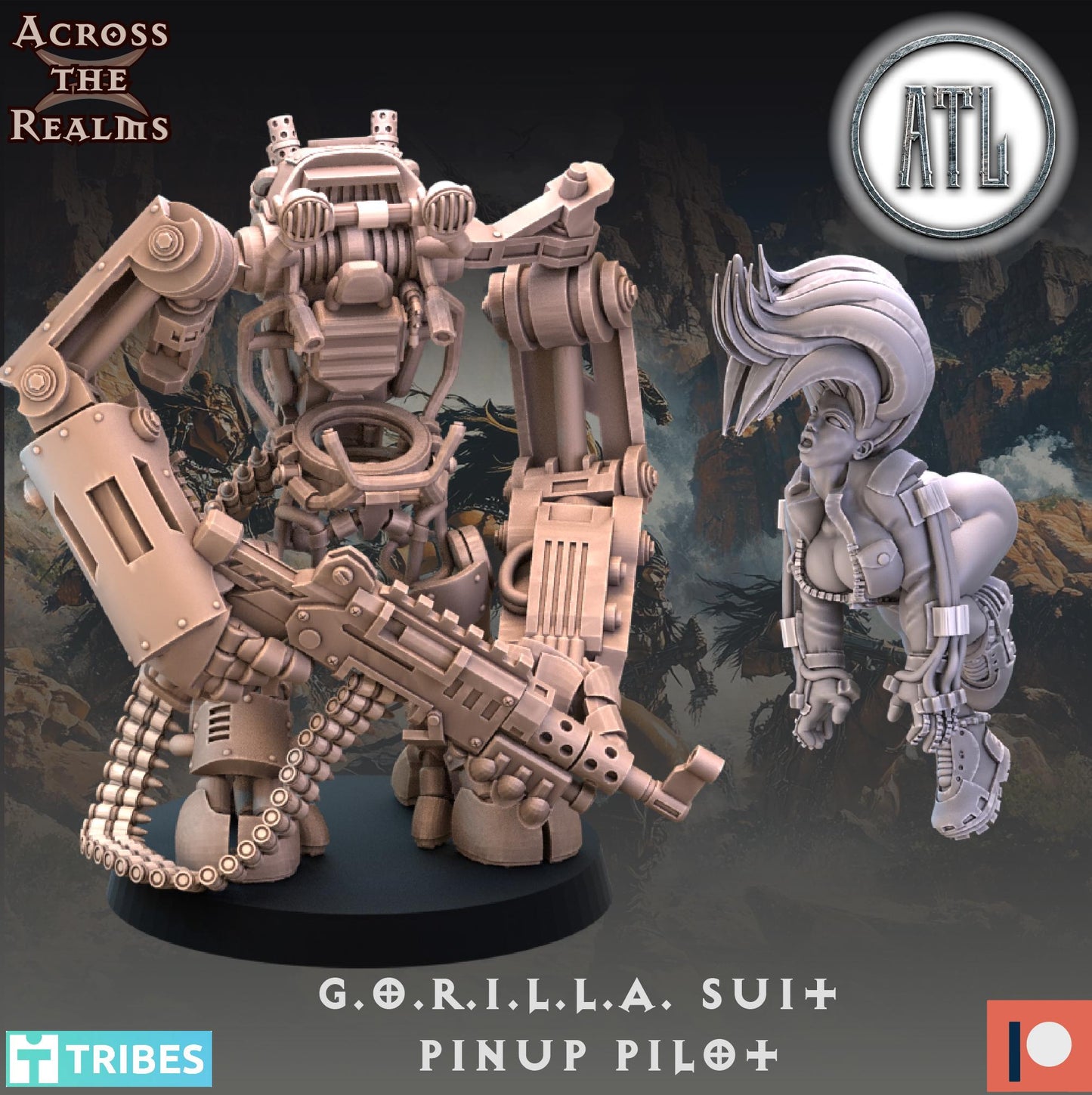 Gorilla Suit Pinup Pilot | Across the Realms