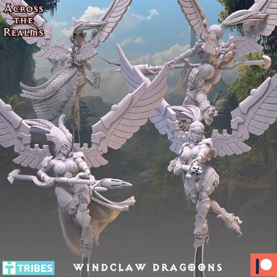 Windclaw Dragoon Miniatures | Across the Realms