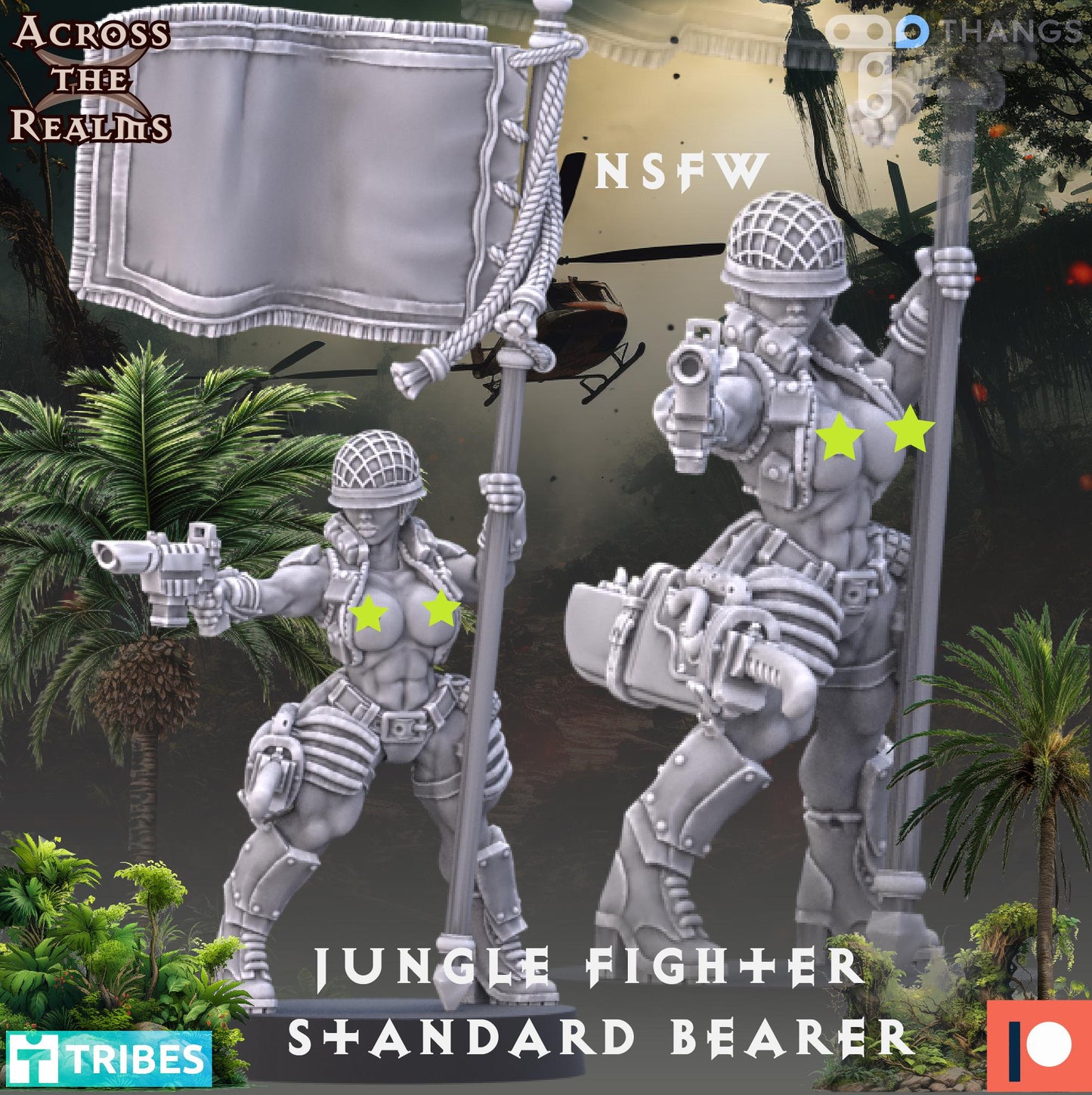 Jungle Fighter Standard Bearer | Across the Realms