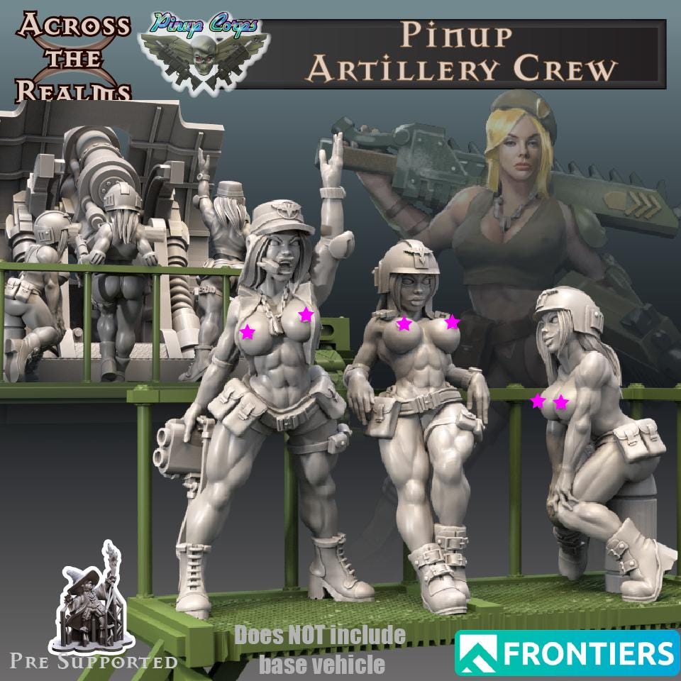 Pinup Artillery Crew | Across the Realms