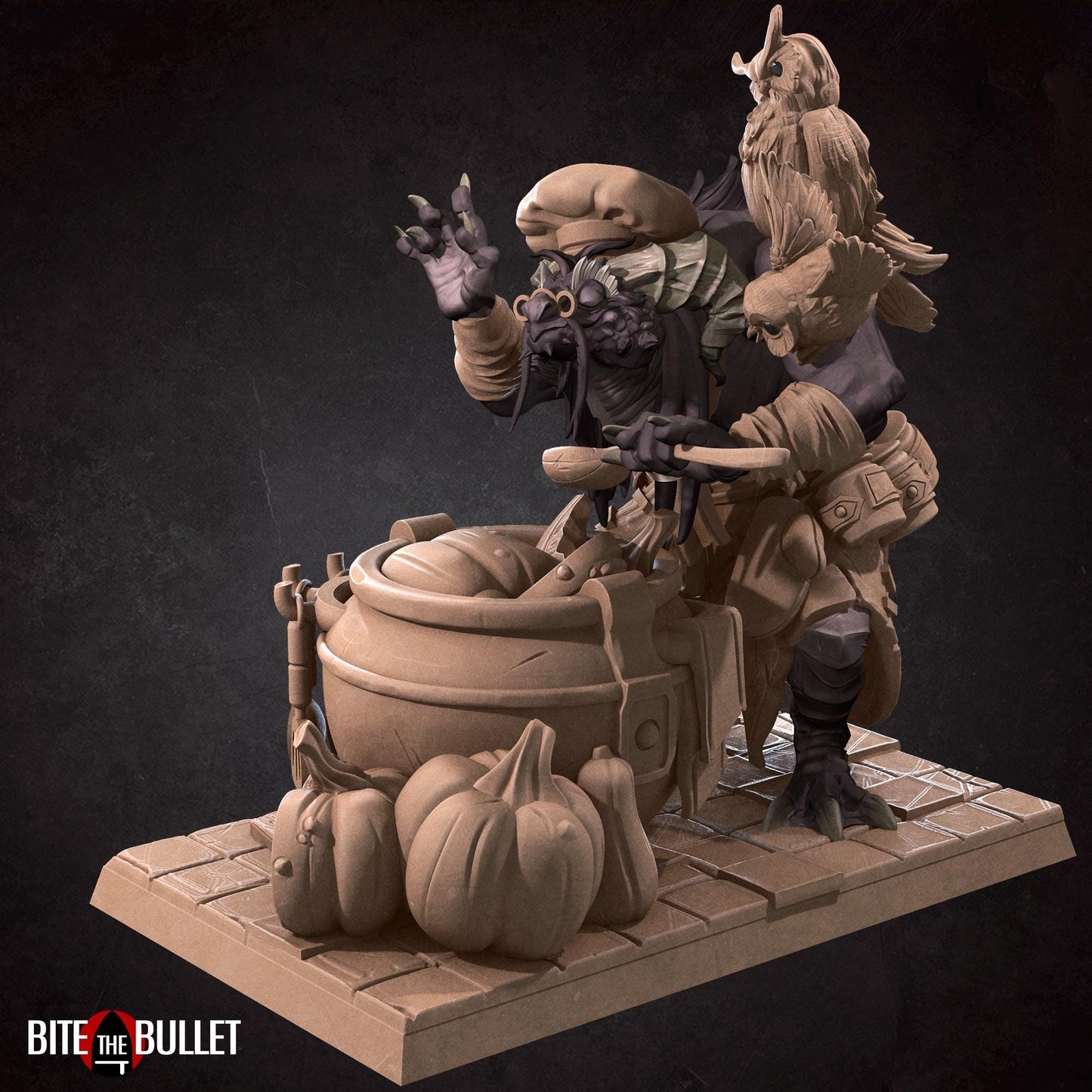 Ramsak, the Dragonborn Cook Miniature | Bite the Bullet