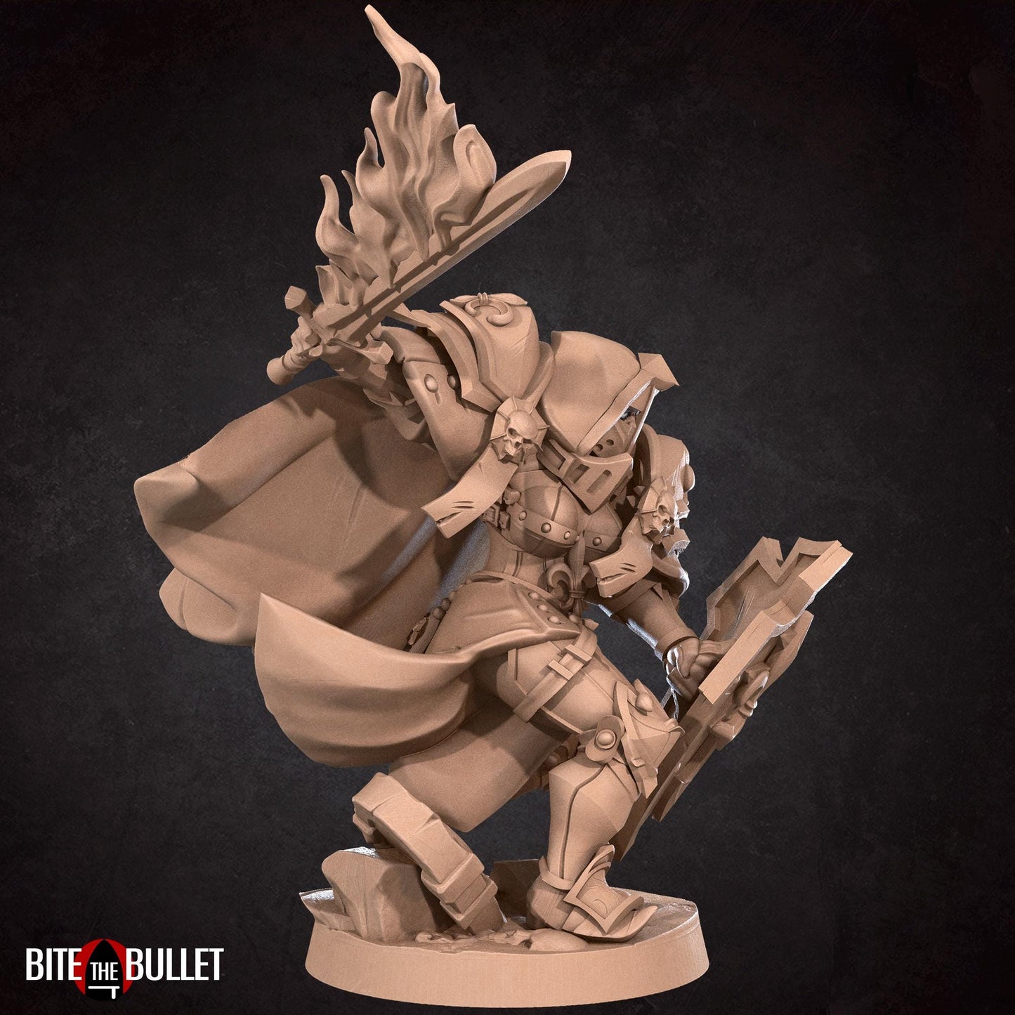 War Sister Crusader Miniature | Bite the Bullet
