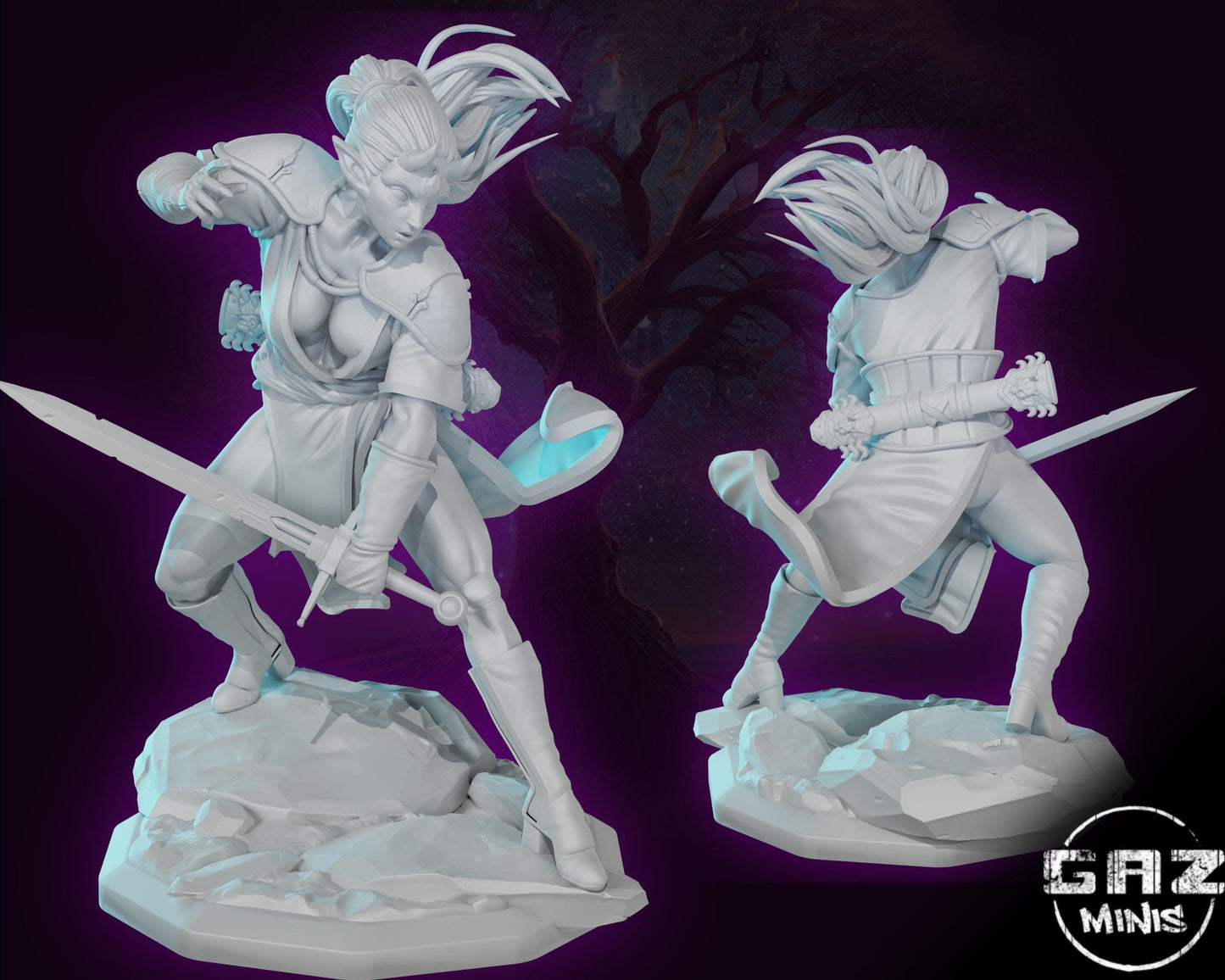 Saya Demon Warrior Miniature | Gaz Minis