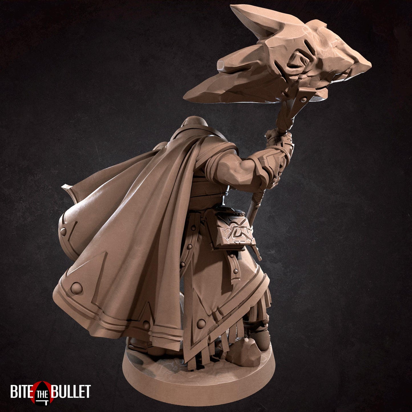 Earth Genasi Cleric Miniature | Bite the Bullet