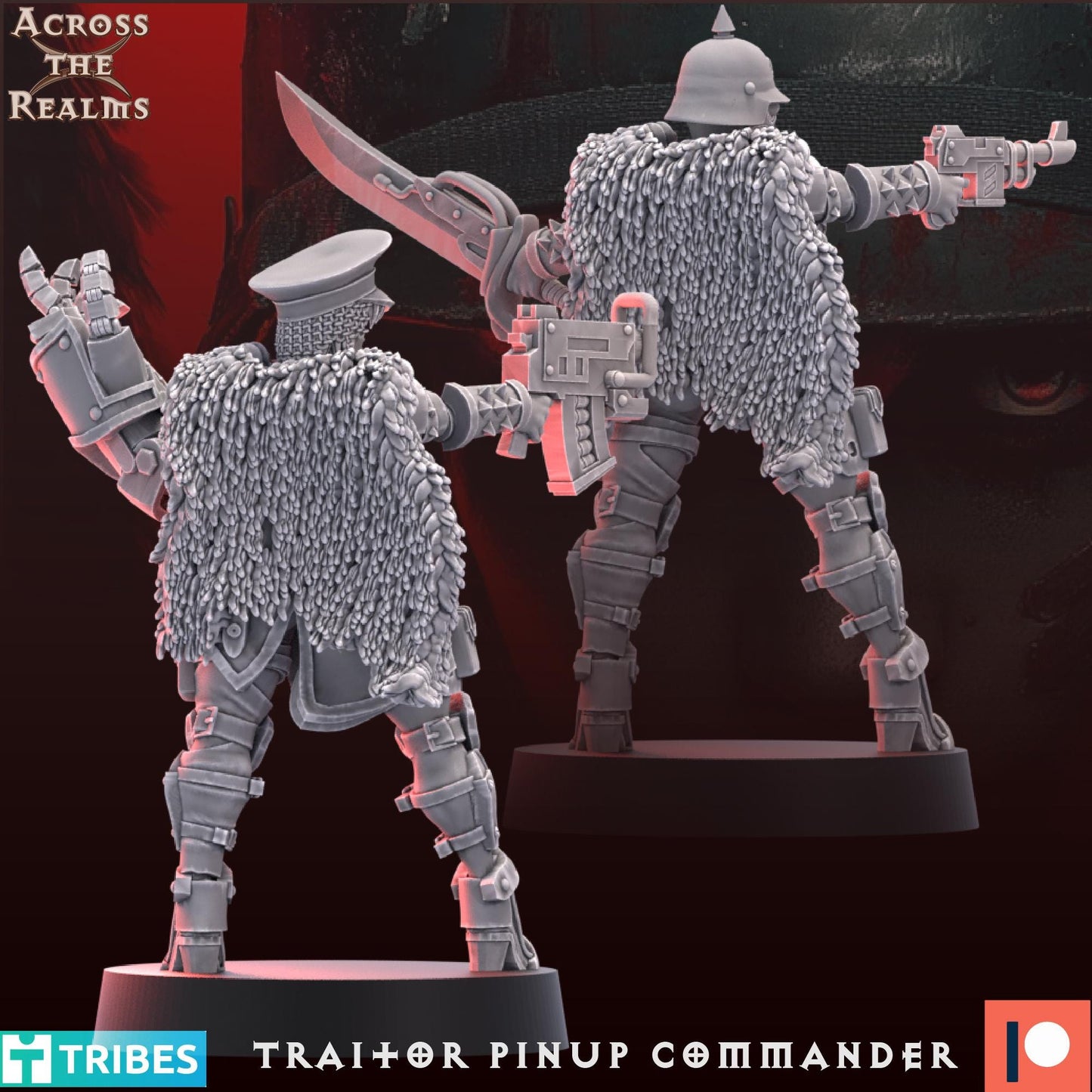 Saboteur Commander Miniature | Across the Realms