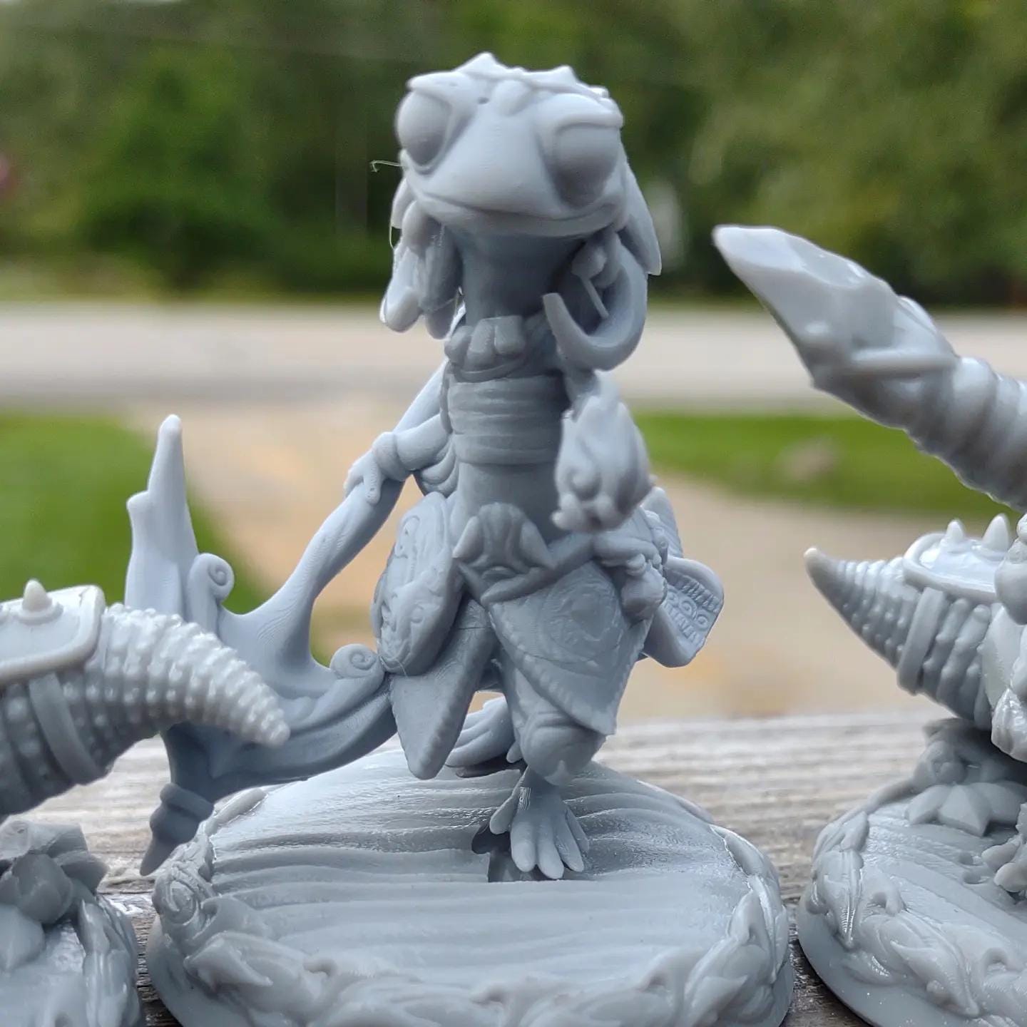Gecko Mage | Tabletop Miniature | Pepunki Creatures