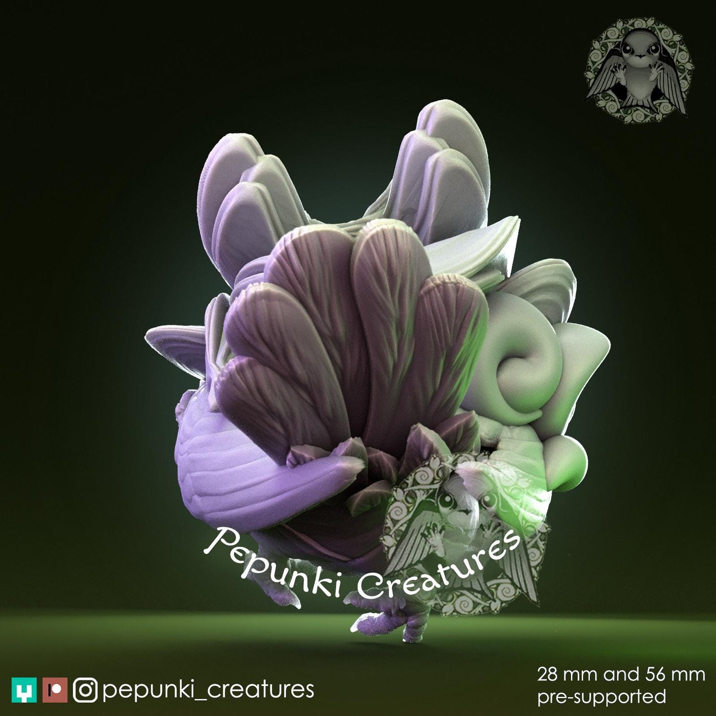 Nightjar Bird Merchant | Tabletop Miniature | Pepunki Creatures