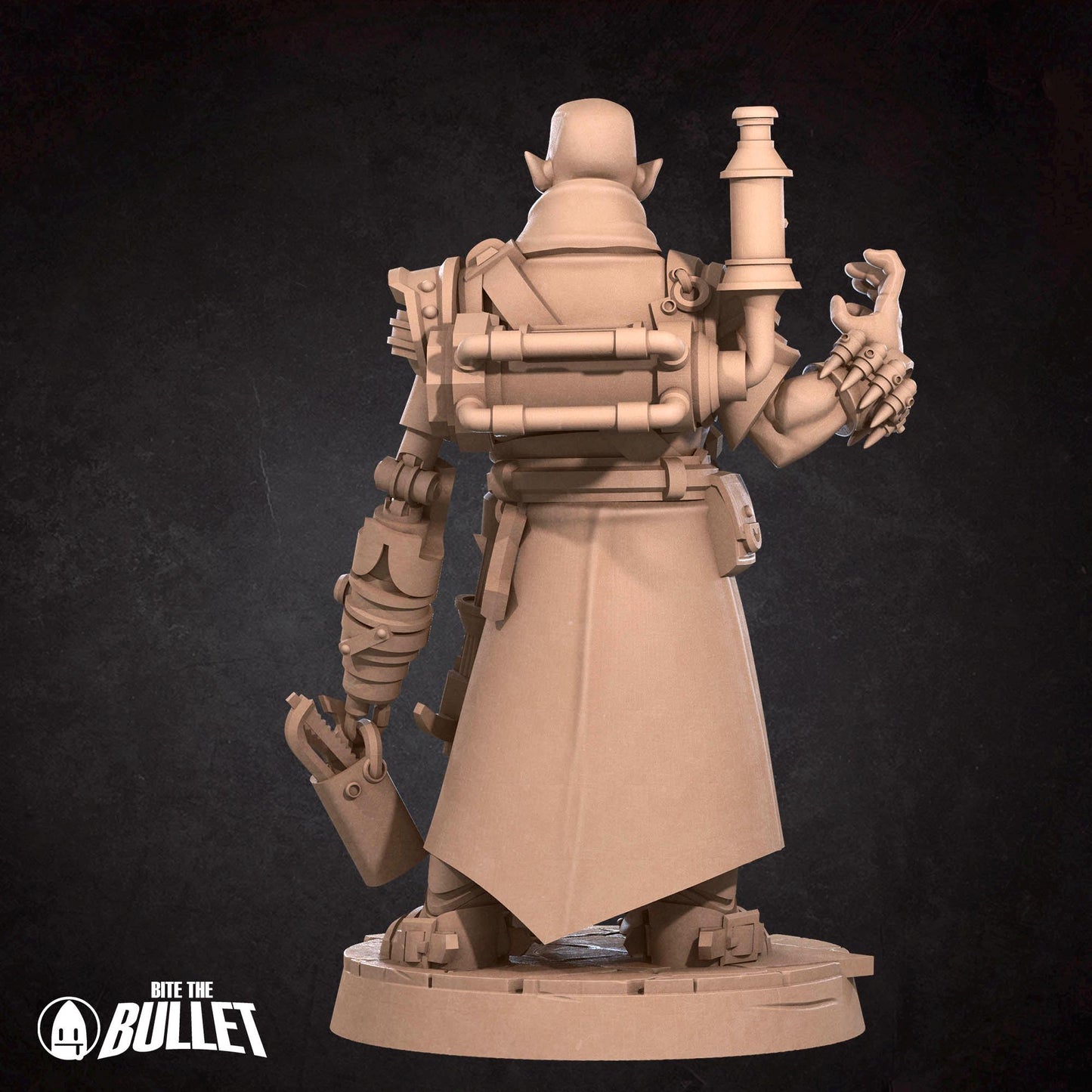 Half-Orc Inventor & Robot Miniature | Bite the Bullet