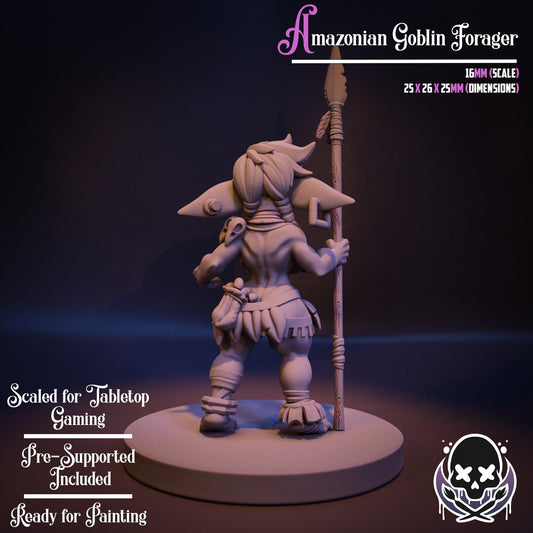 Amazonian Goblin Forager Miniature | Jigglystix