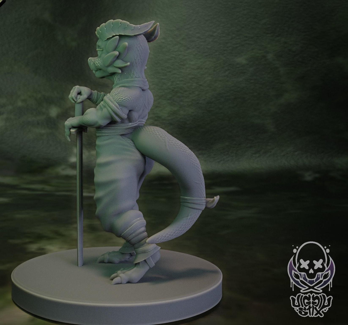 Desert Kobold Warrior Miniature | Jigglystix