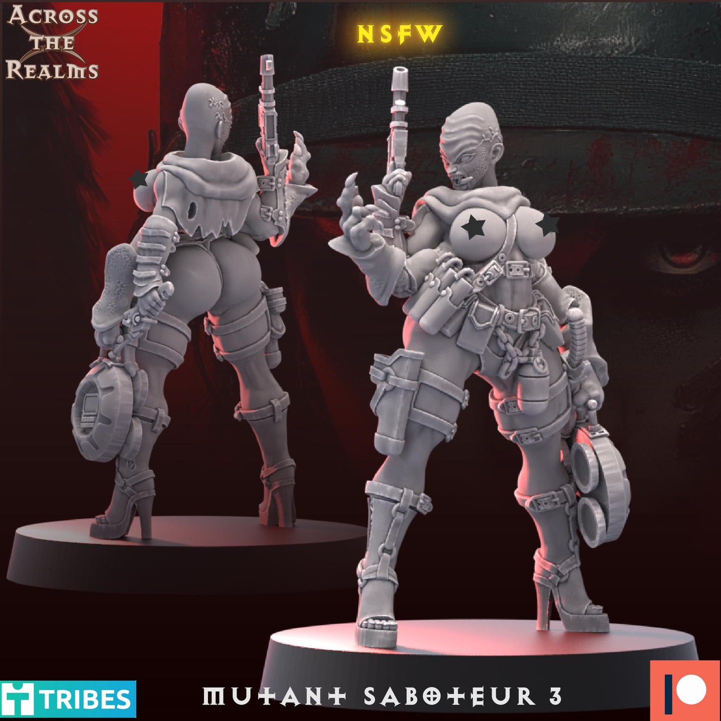 Mutant Saboteur Miniature | Across the Realms