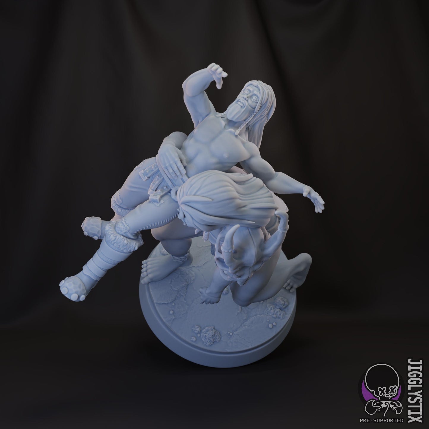 Female Orc Miniature | Jigglystix