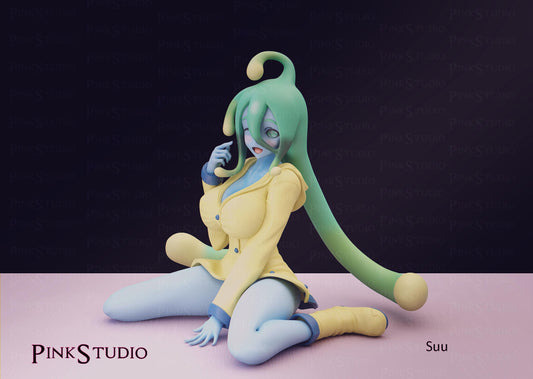 Slime Girl Model Kit | 3D Resin Printed Figurine | Pink Studio