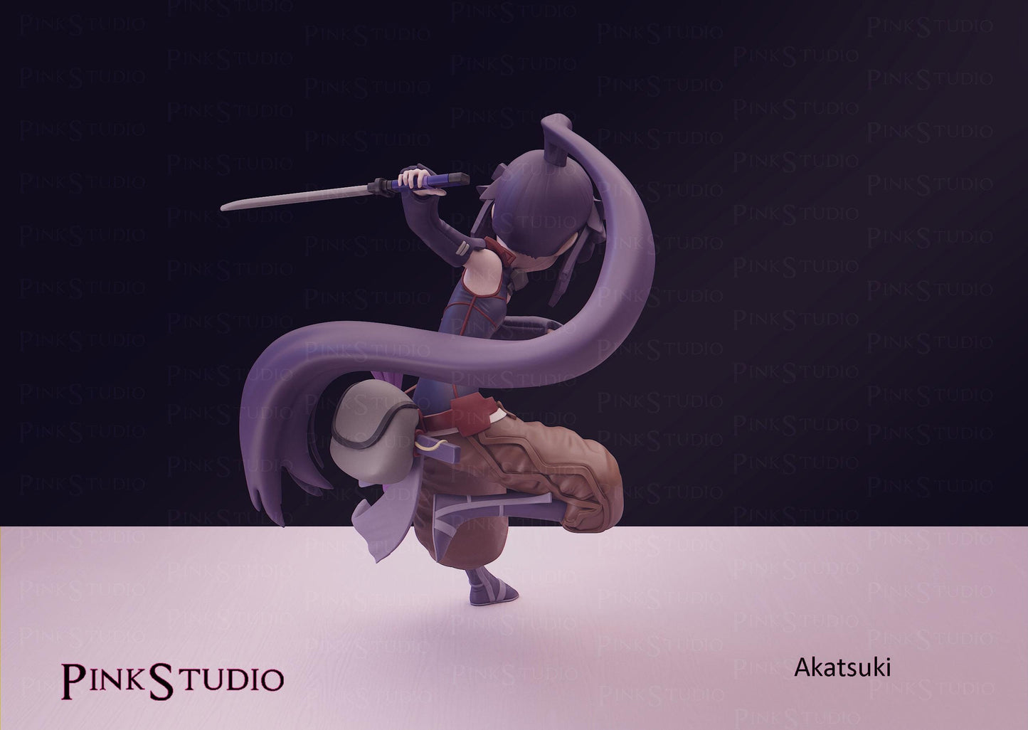 Assassin Tracker Girl Model Kit | 3D Resin Printed Figurine | Pink Studio