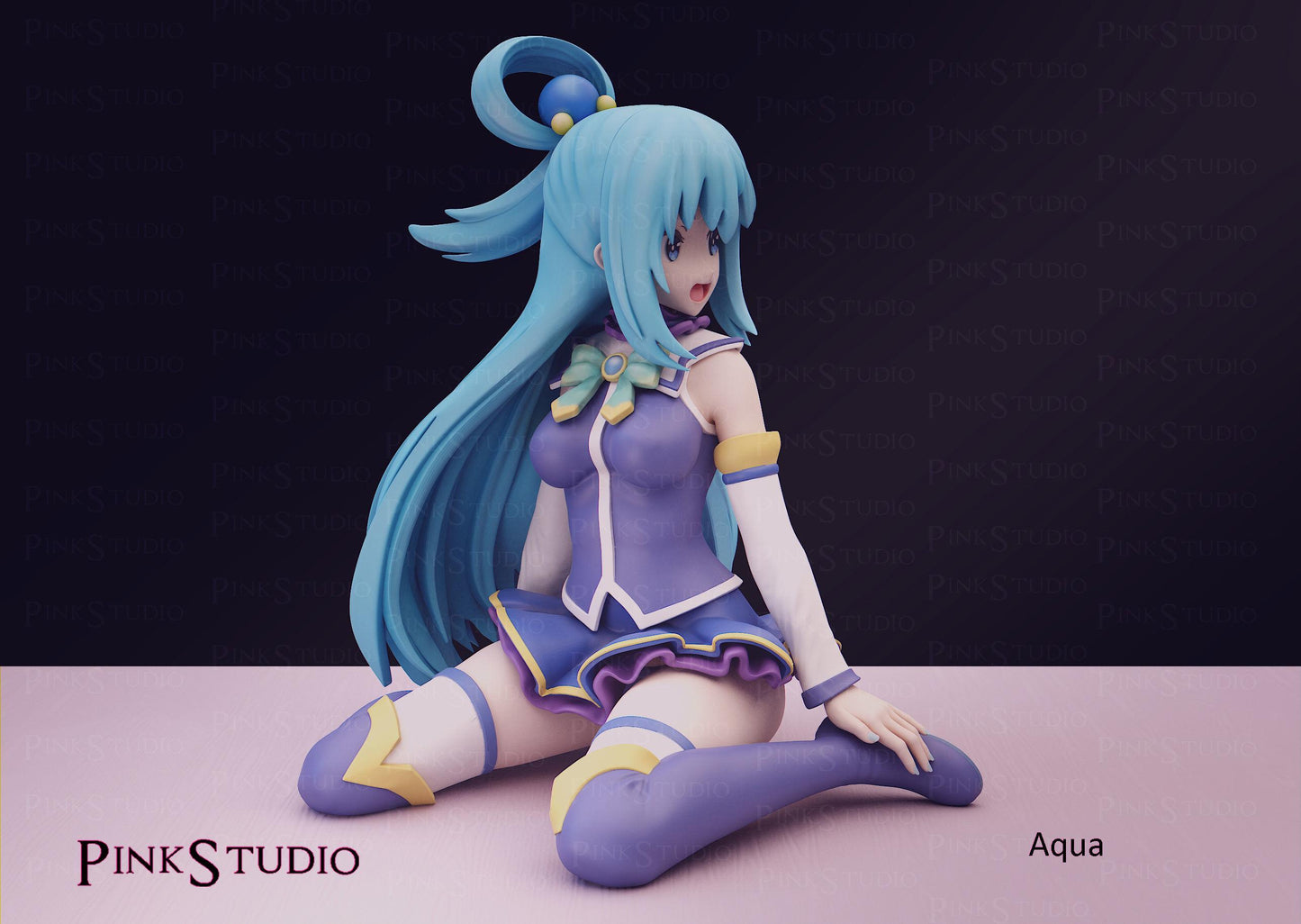 Water Goddess Model Kit | 3D Resin Printed Figurine | Pink Studio