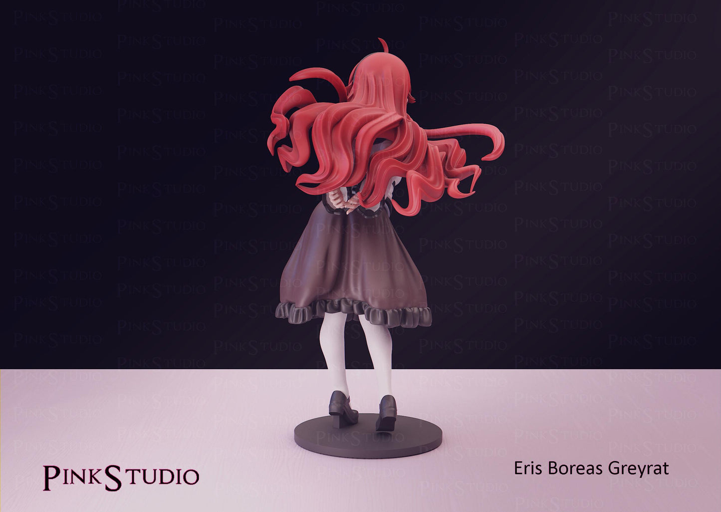Noble Girl Model Kit | 3D Resin Printed Figurine | Pink Studio