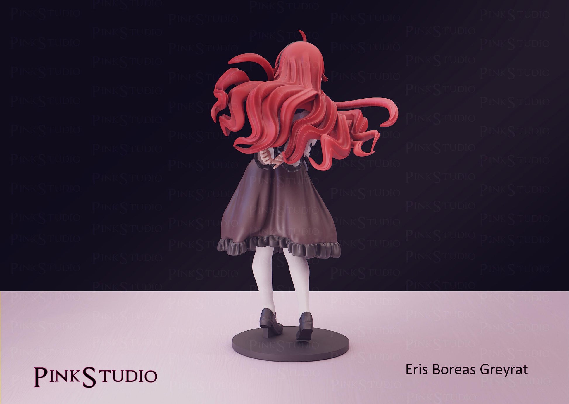 Noble Girl Model Kit | 3D Resin Printed Figurine | Pink Studio
