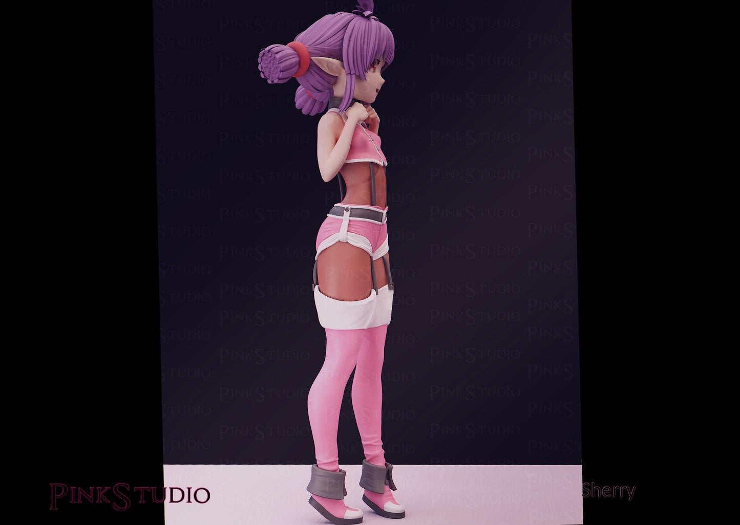 Harem Girl Model Kit | 3D Resin Printed Figurine | Pink Studio