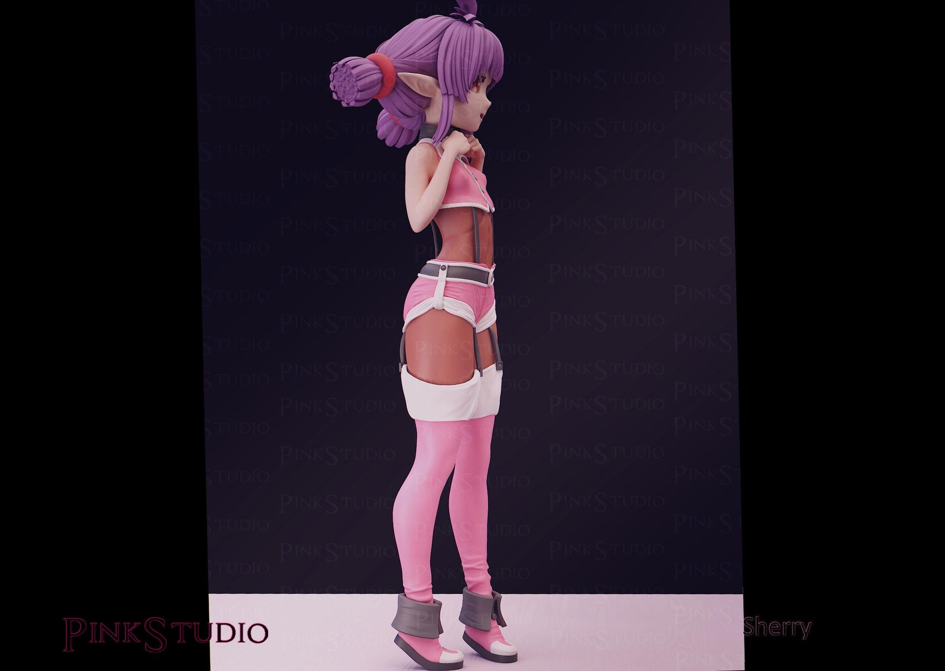 Harem Girl Model Kit | 3D Resin Printed Figurine | Pink Studio
