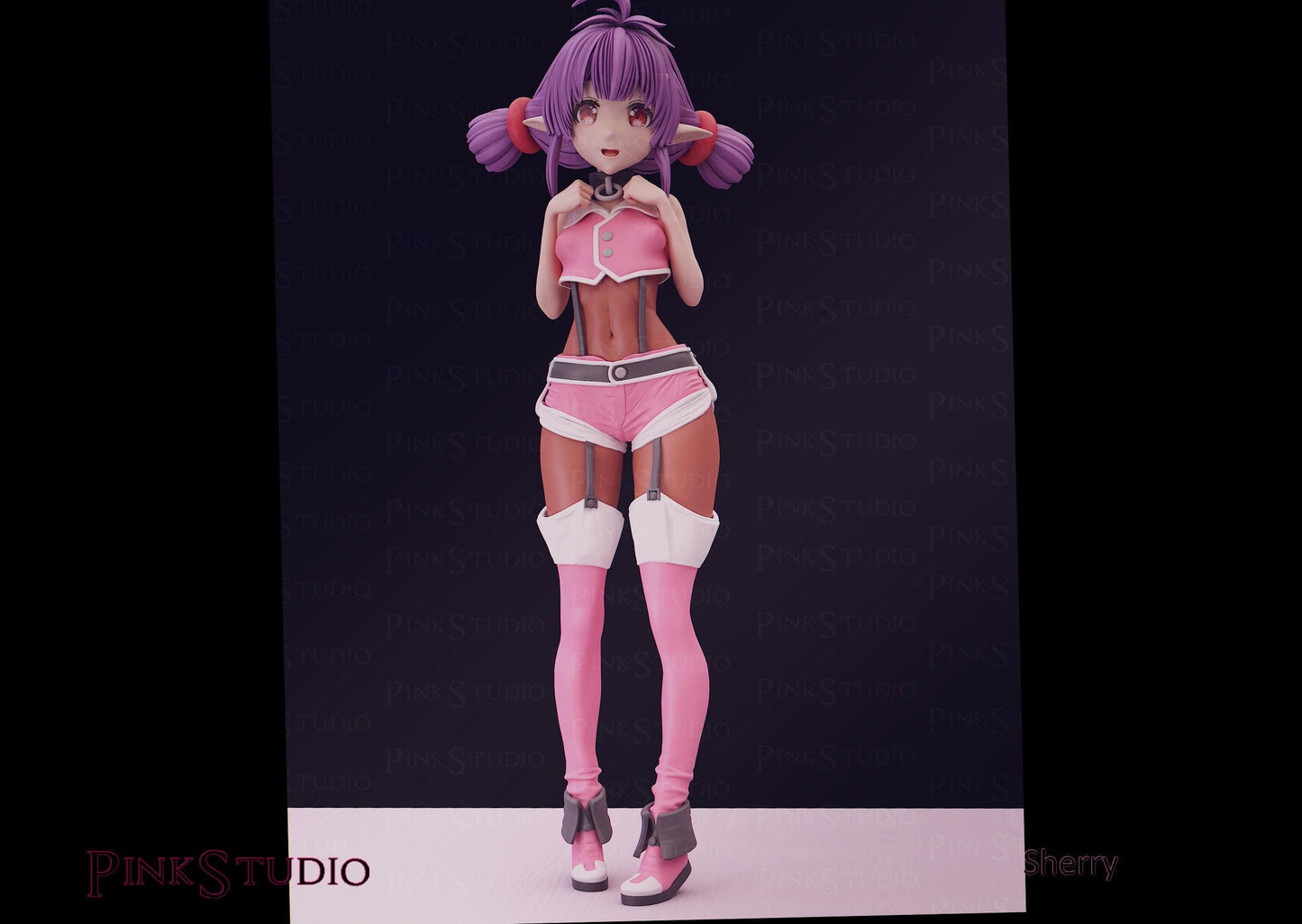 Harem Girl Model Kit | 3D Resin Printed Figurine | Pink Studio