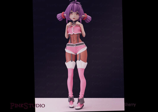 Harem Girl Model Kit | 3D Resin Printed Figurine | Pink Studio