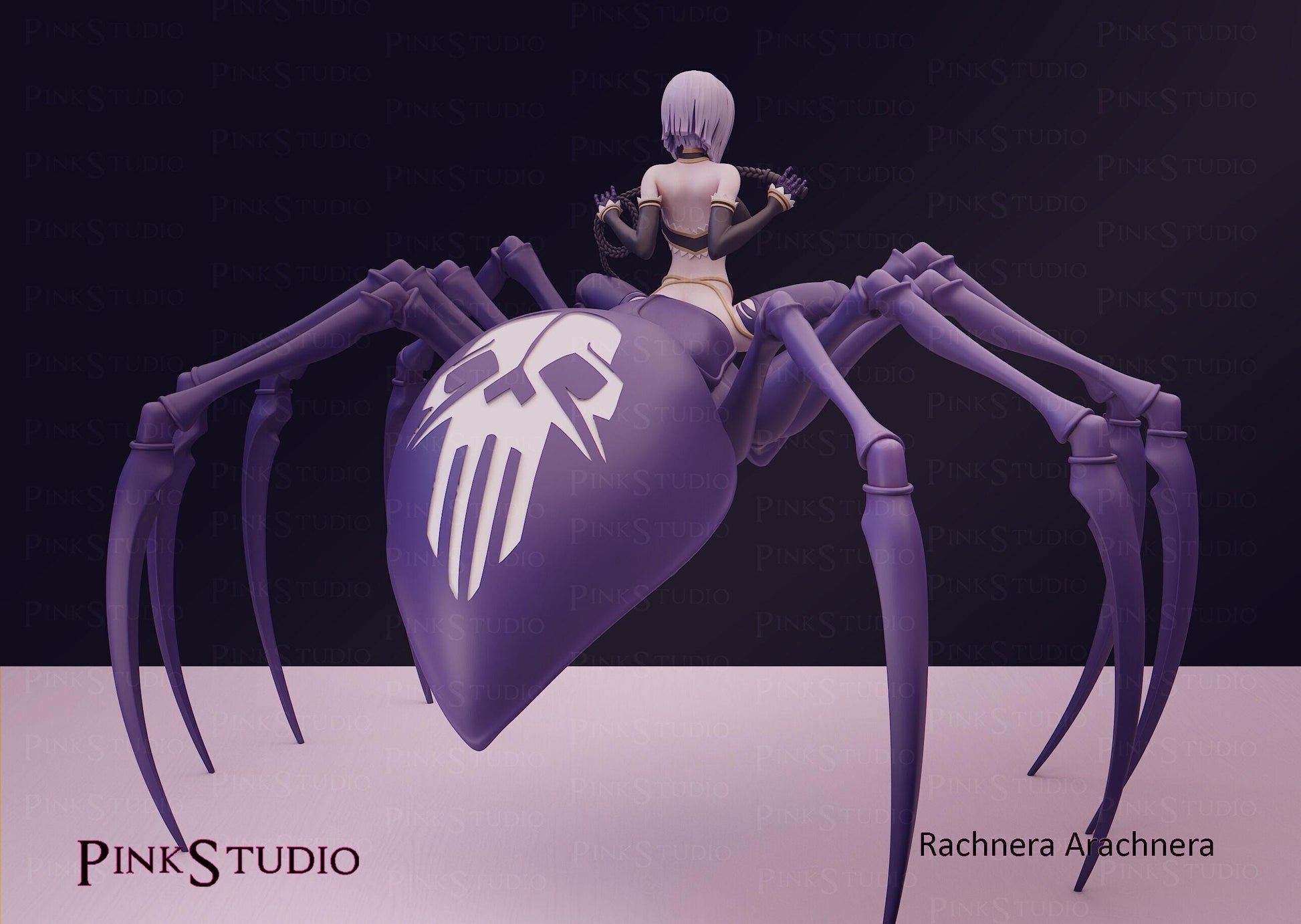 Spider Girl Model Kit | 3D Resin Printed Figurine | Pink Studio