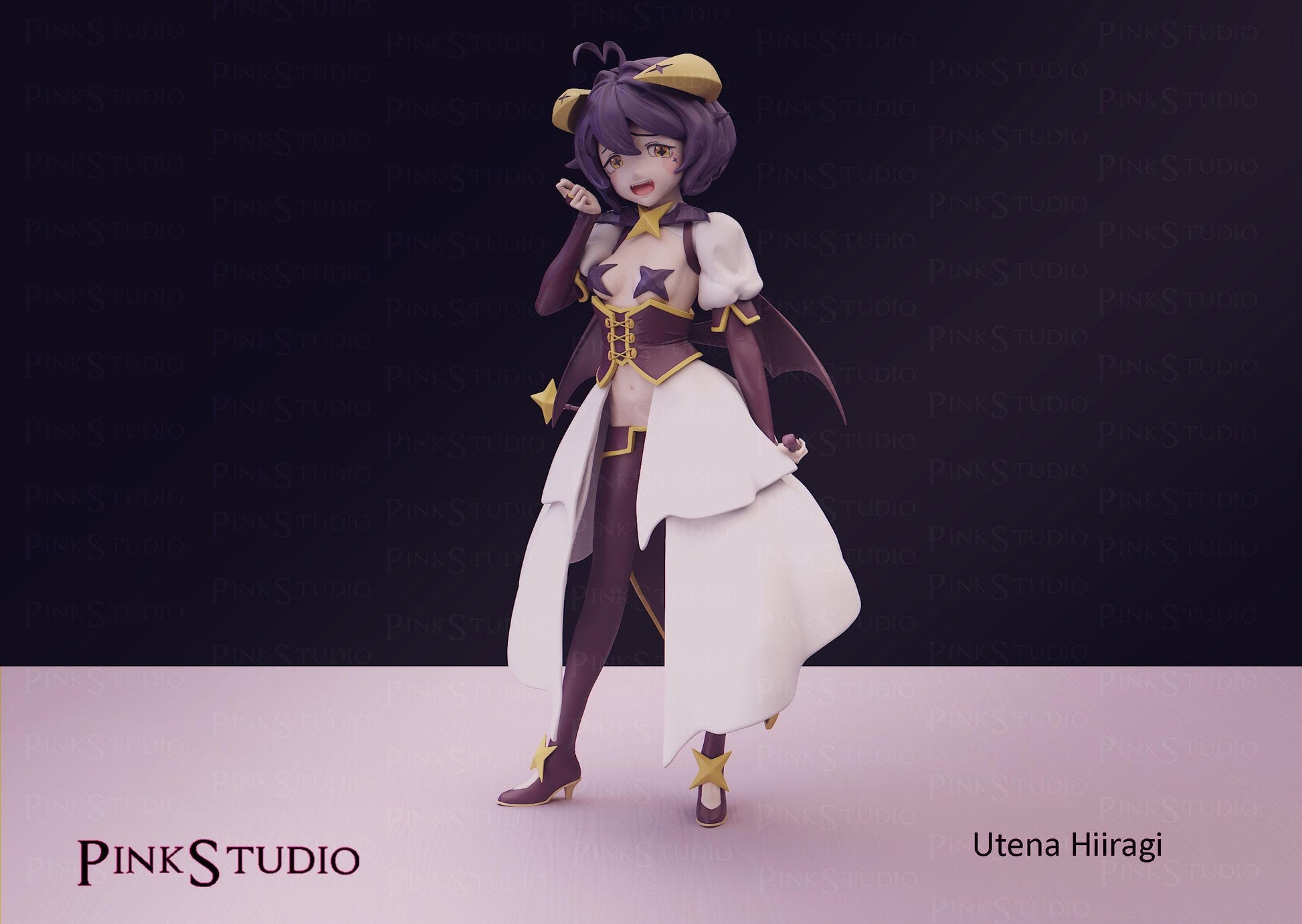 Magical Girl Model Kit | 3D Resin Printed Figurine | Pink Studio
