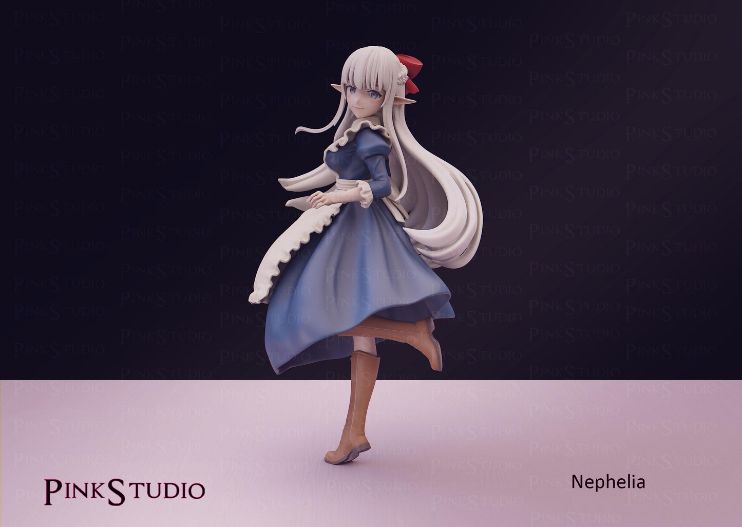 Elf Girl Model Kit | 3D Resin Printed Figurine | Pink Studio