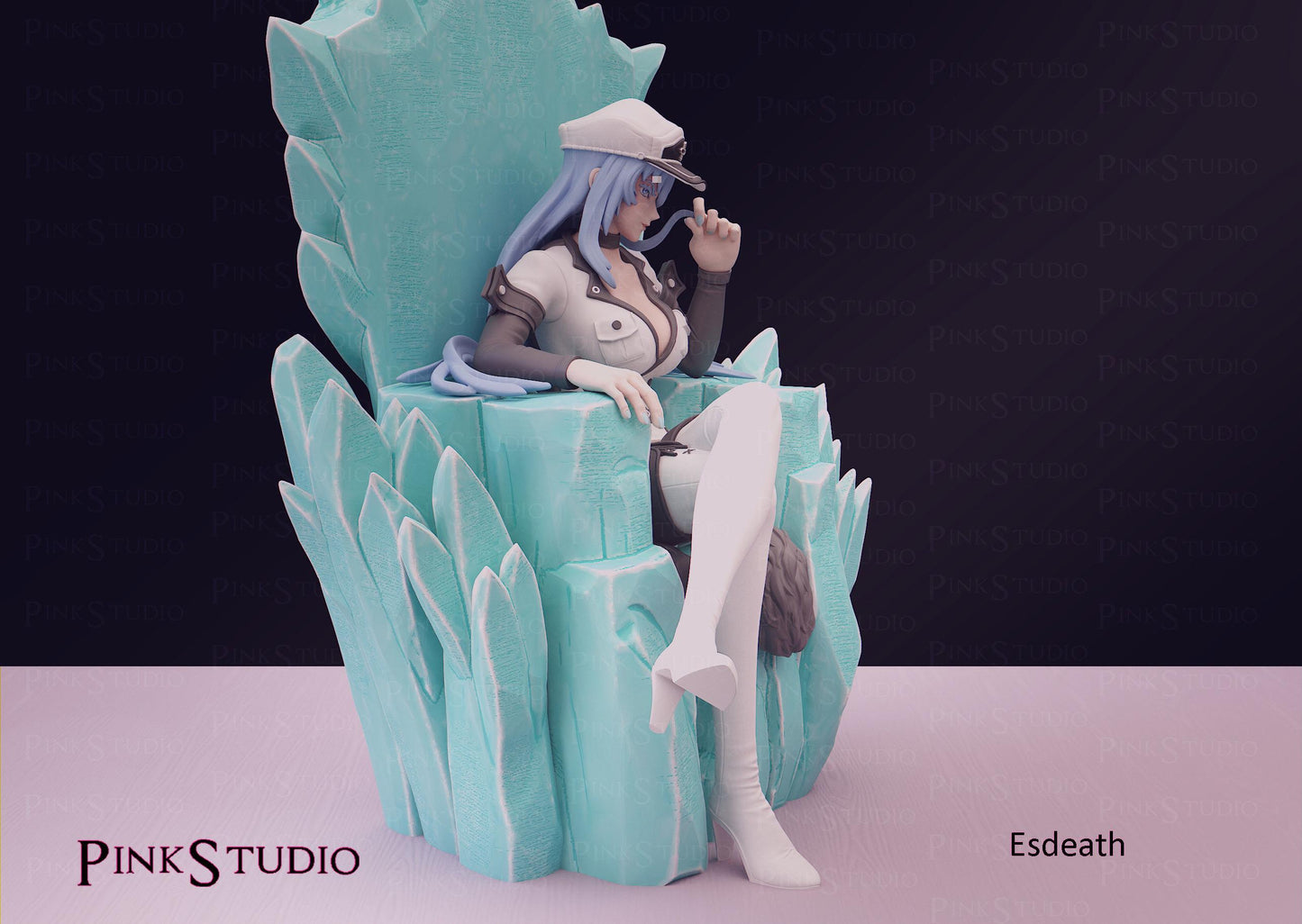 Ice Commander Model Kit | 3D Resin Printed Figurine | Pink Studio