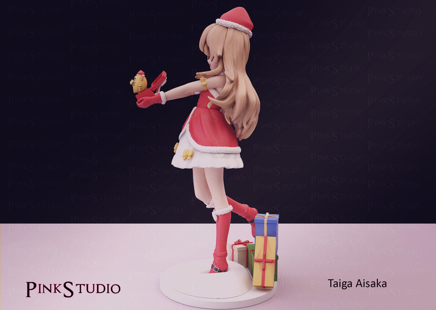 Christmas Model Kit | 3D Resin Printed Figurine | Pink Studio
