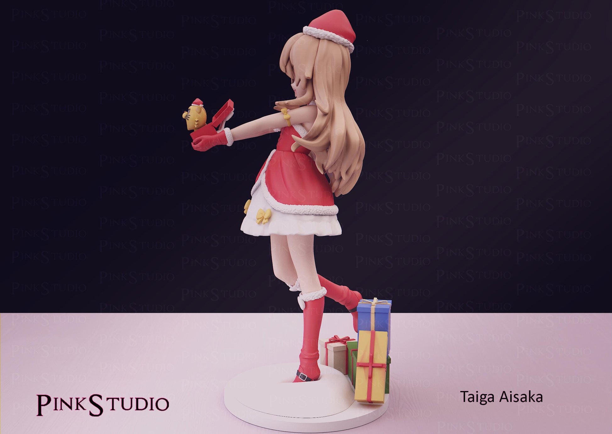 Christmas Model Kit | 3D Resin Printed Figurine | Pink Studio