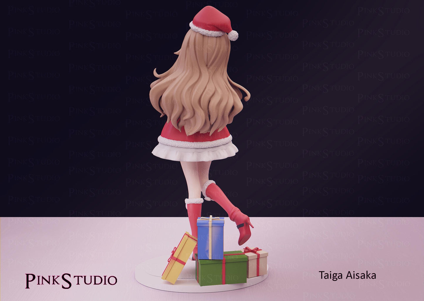 Christmas Model Kit | 3D Resin Printed Figurine | Pink Studio