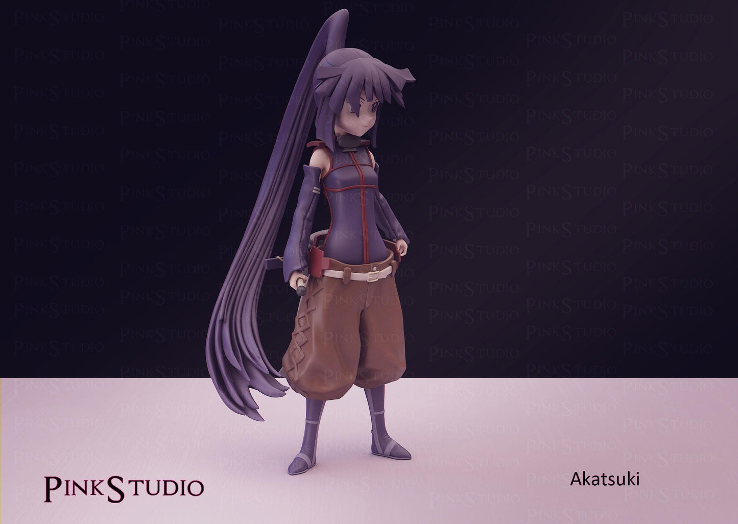 Assassin Tracker Girl Model Kit | 3D Resin Printed Figurine | Pink Studio