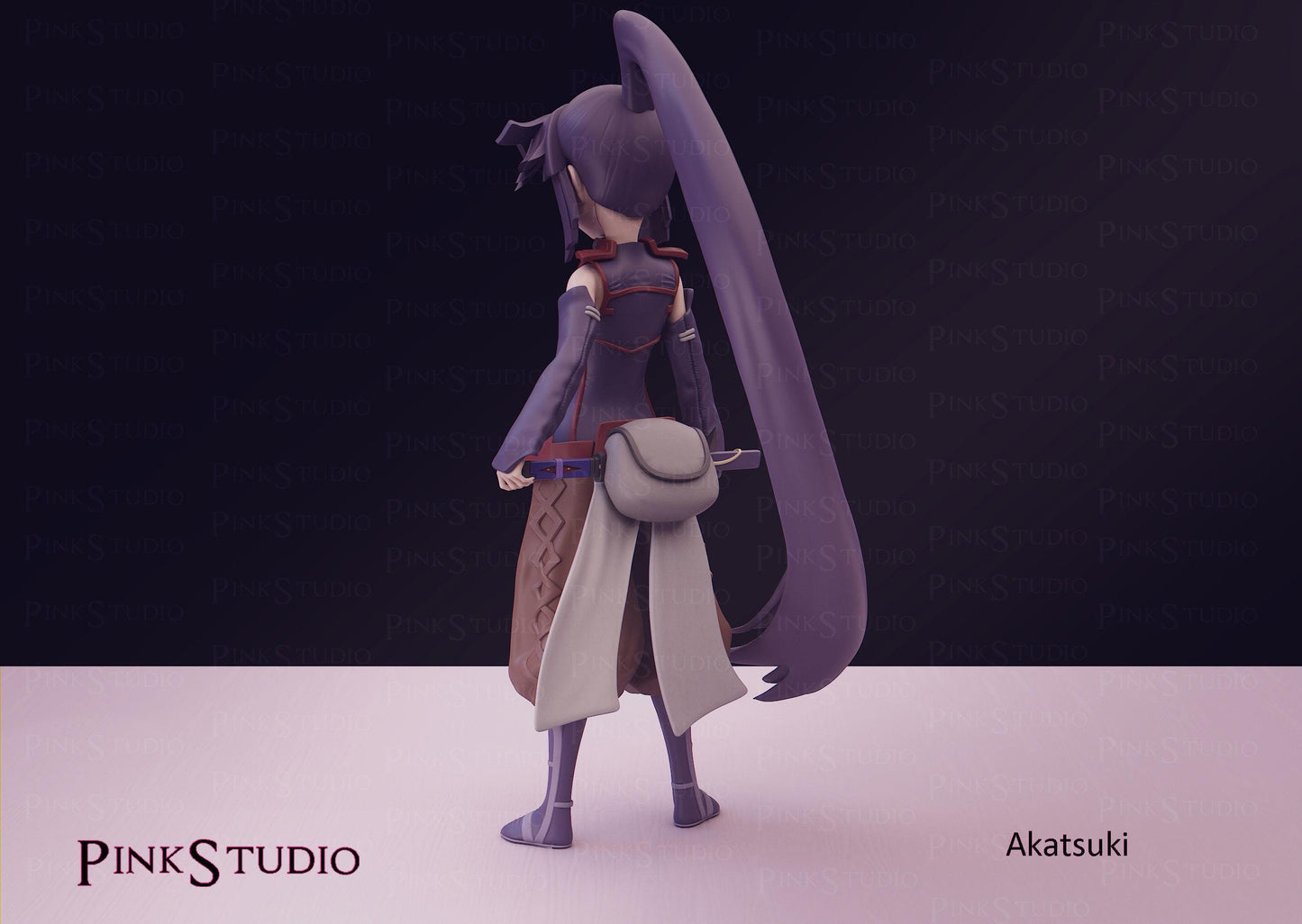 Assassin Tracker Girl Model Kit | 3D Resin Printed Figurine | Pink Studio