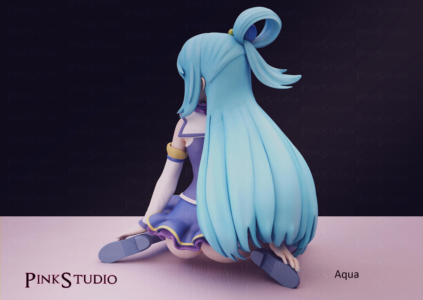 Water Goddess Model Kit | 3D Resin Printed Figurine | Pink Studio