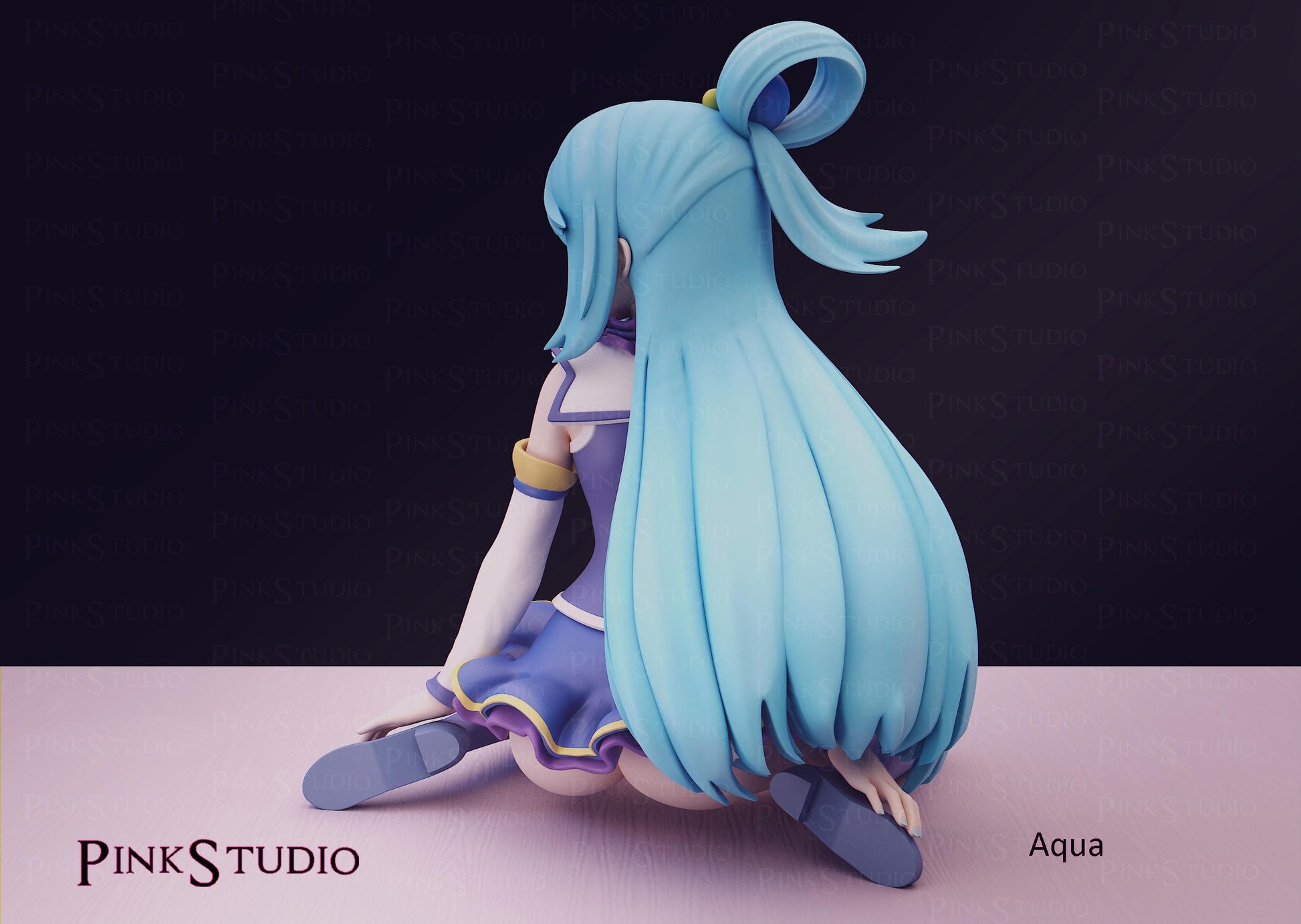 Water Goddess Model Kit | 3D Resin Printed Figurine | Pink Studio