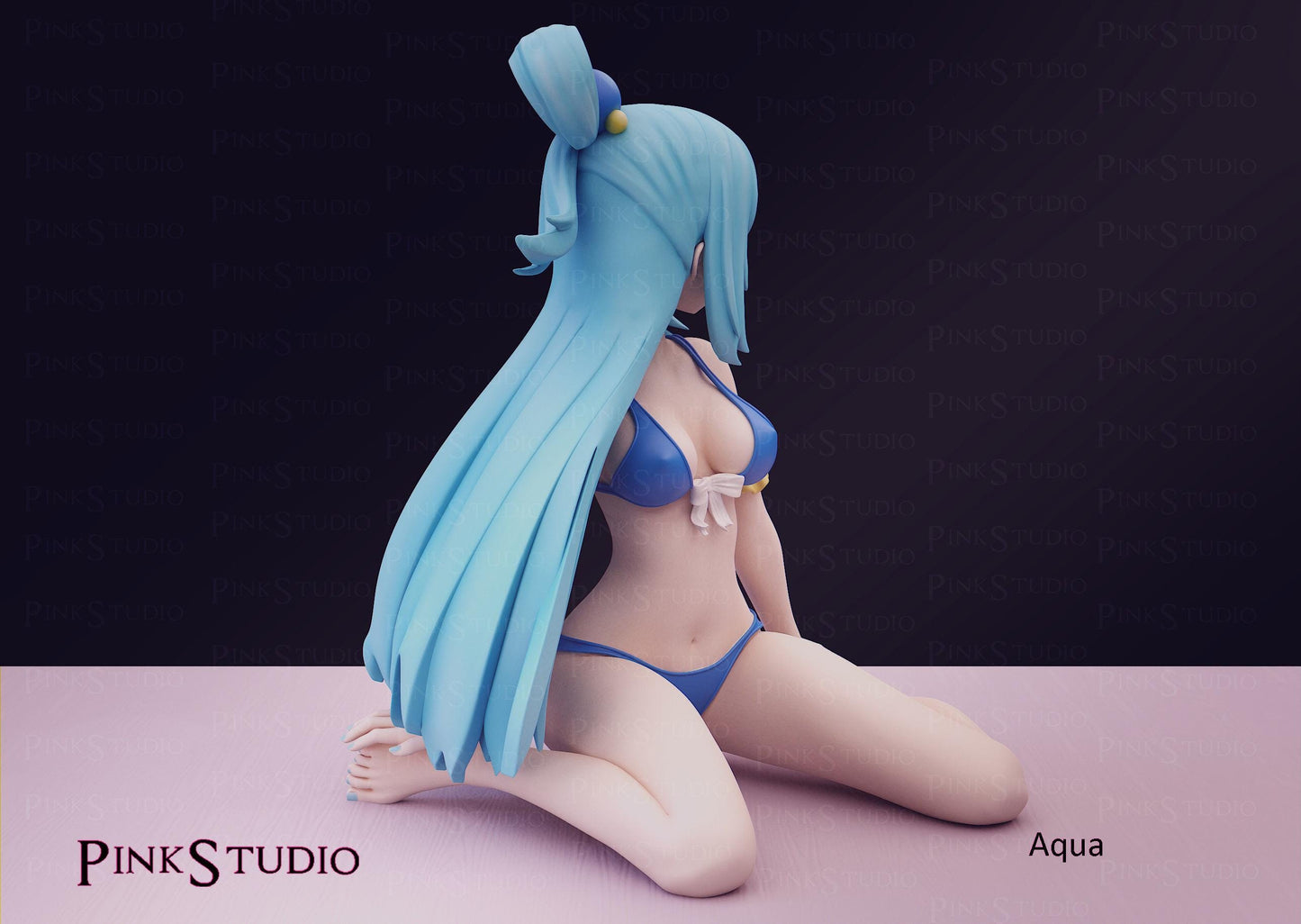 Water Goddess Model Kit | 3D Resin Printed Figurine | Pink Studio