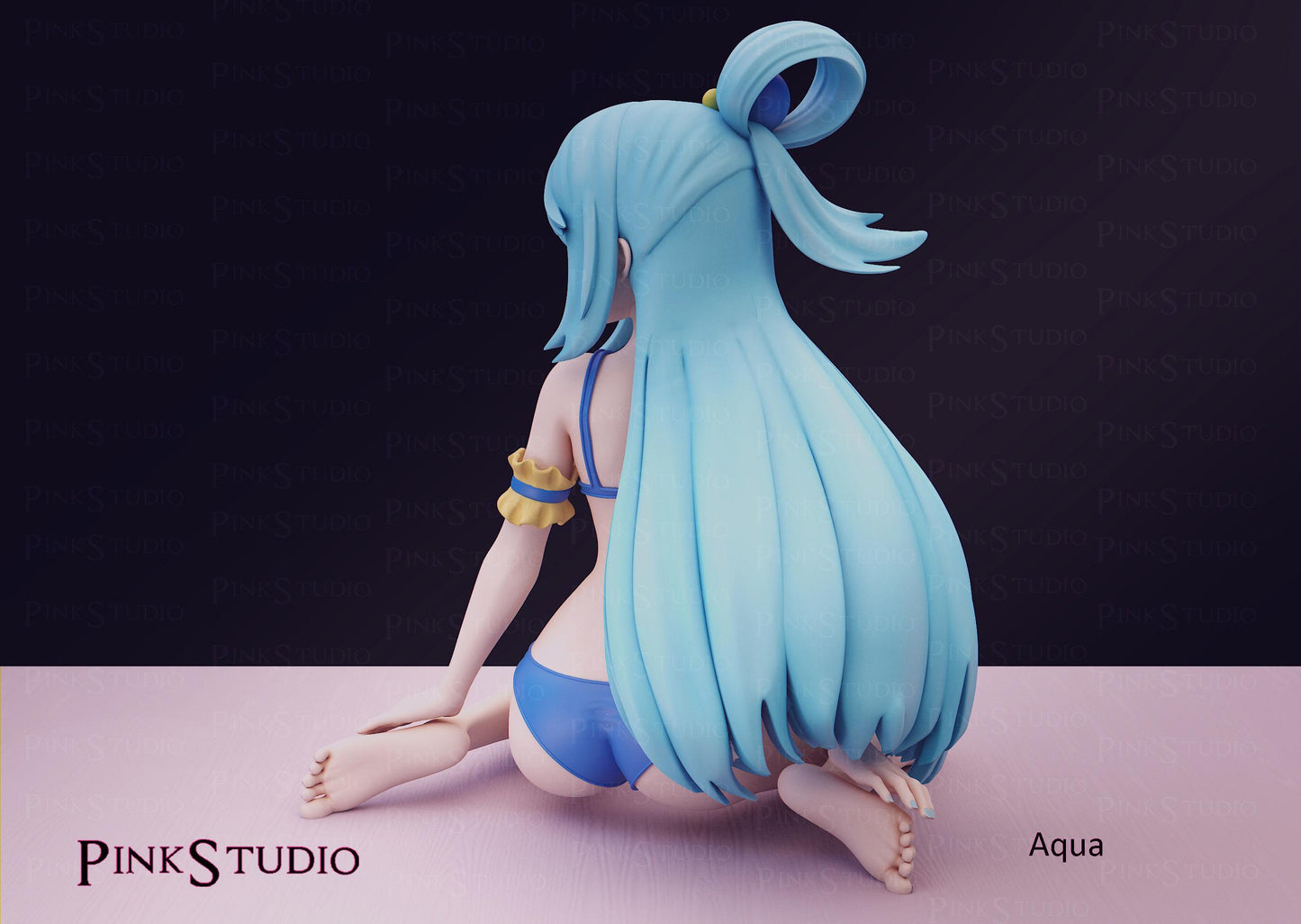 Water Goddess Model Kit | 3D Resin Printed Figurine | Pink Studio