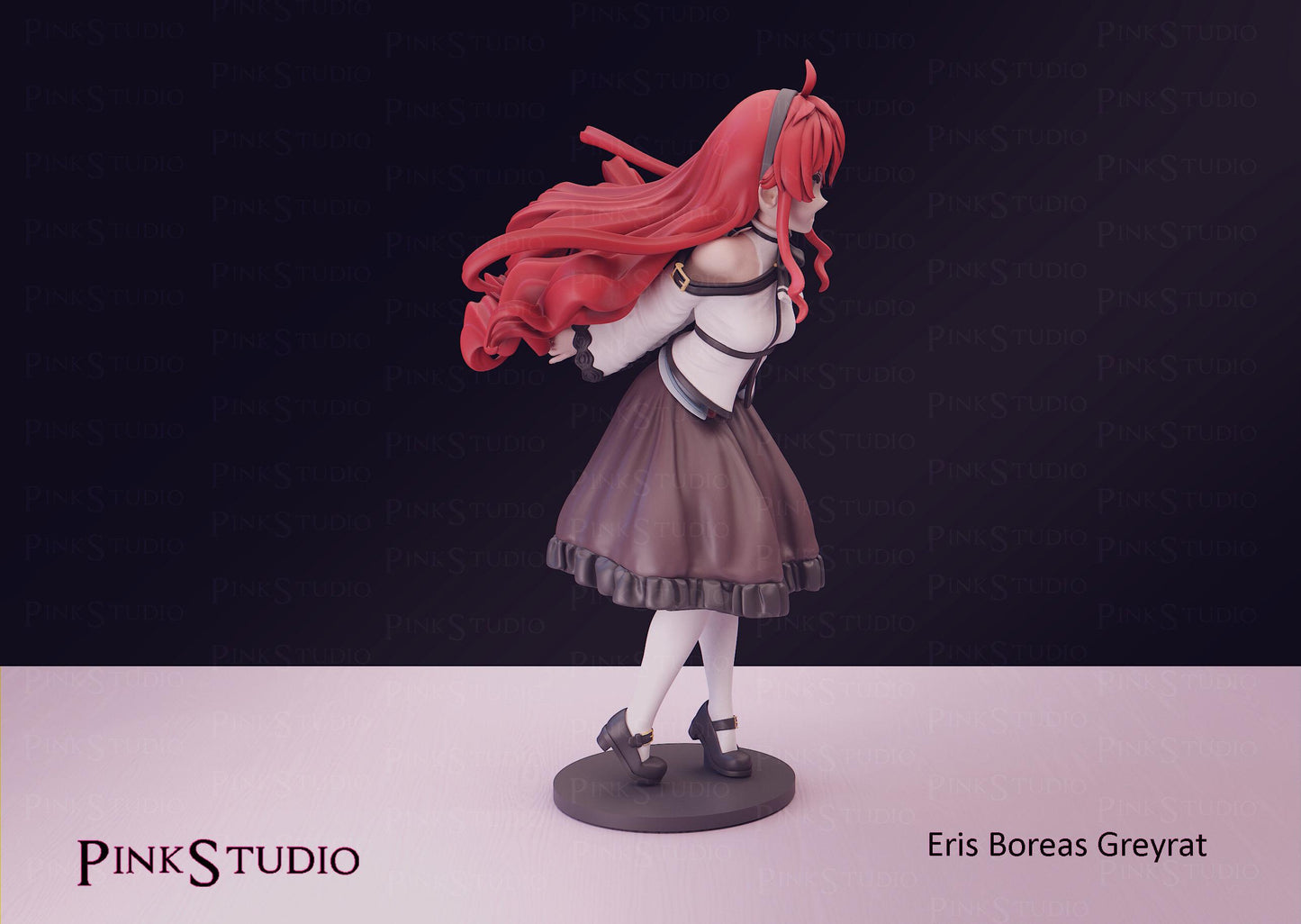 Noble Girl Model Kit | 3D Resin Printed Figurine | Pink Studio